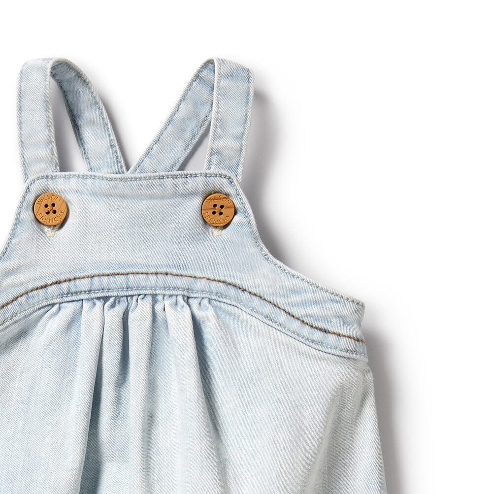 Wilson & Frenchy - Denim Bodysuit - Snow Wash ***DUE LATE OCT*** Baby Wilson & Frenchy