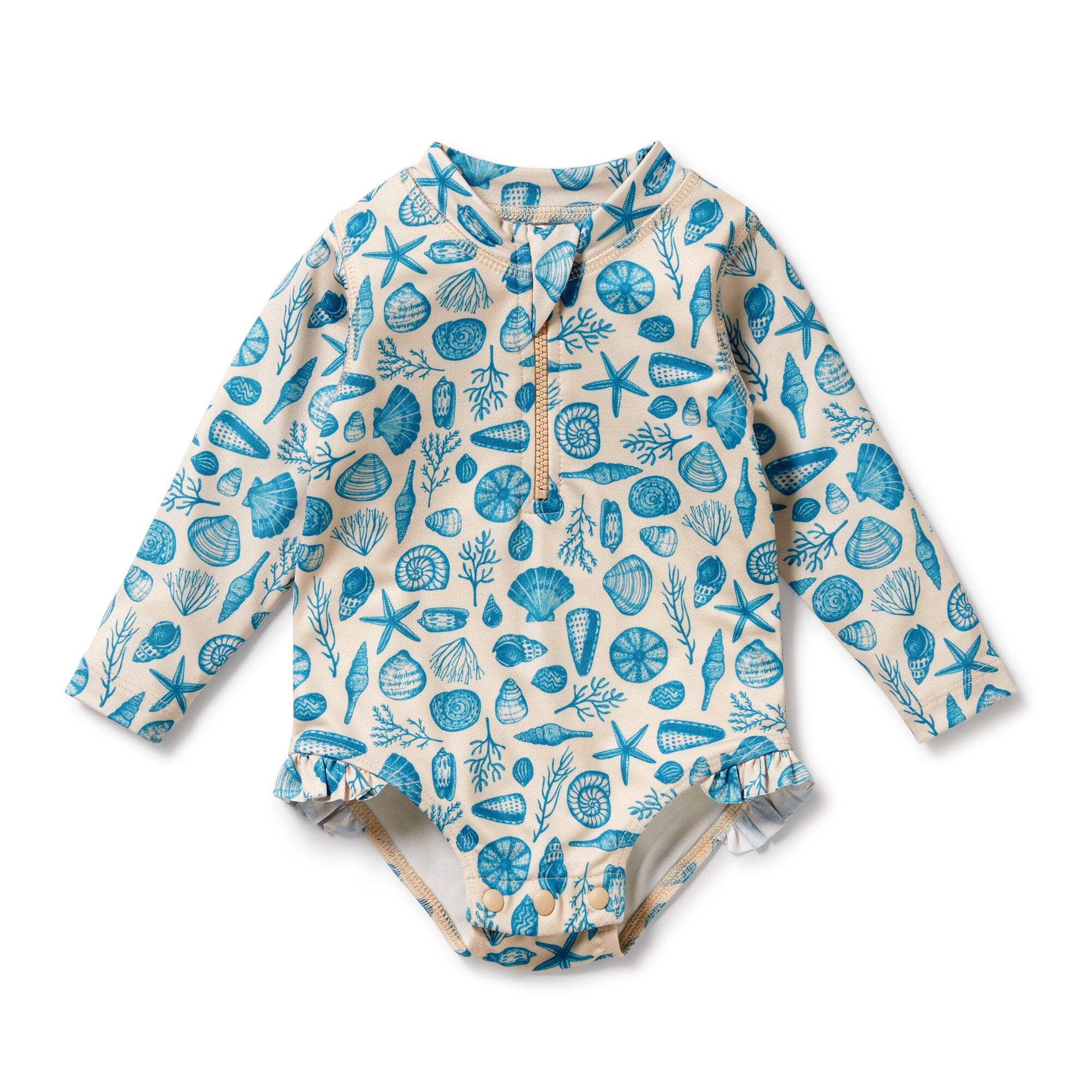 Wilson & Frenchy - Long Sleeve Swimsuit - Shells ***DUE LATE OCT*** Baby Wilson & Frenchy