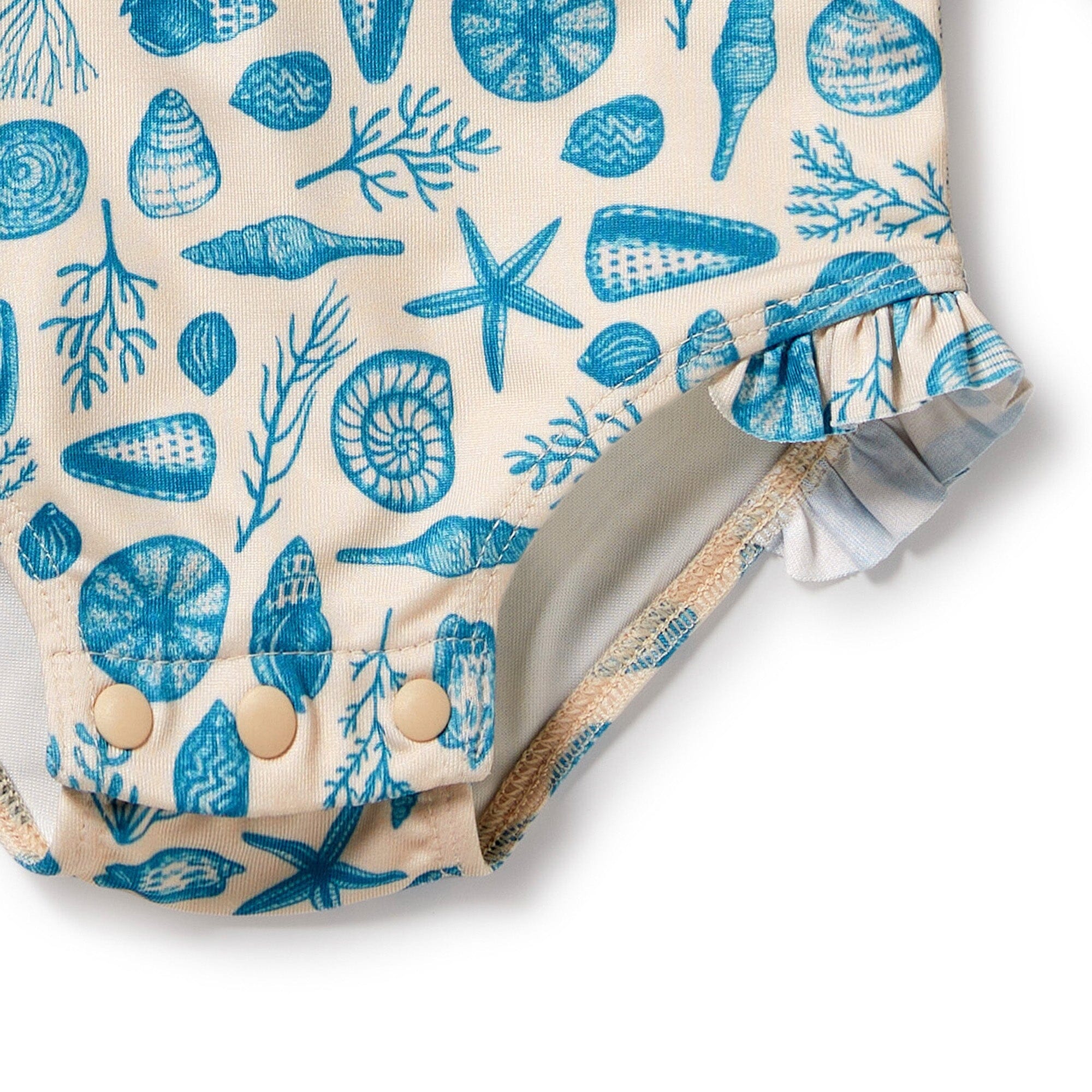 Wilson & Frenchy - Long Sleeve Swimsuit - Shells ***DUE LATE OCT*** Baby Wilson & Frenchy