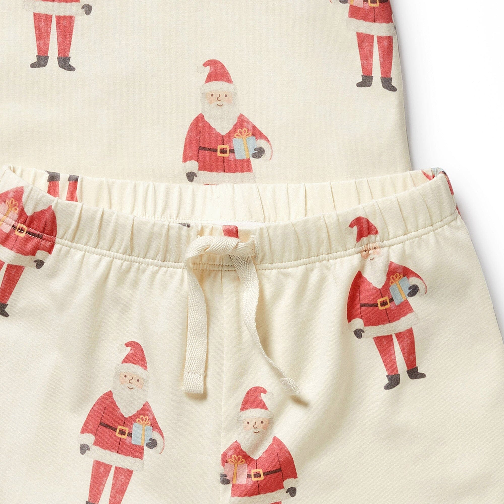 Wilson & Frenchy - Organic Short Sleeved Pyjamas - Ho Ho Ho Girls Wilson & Frenchy