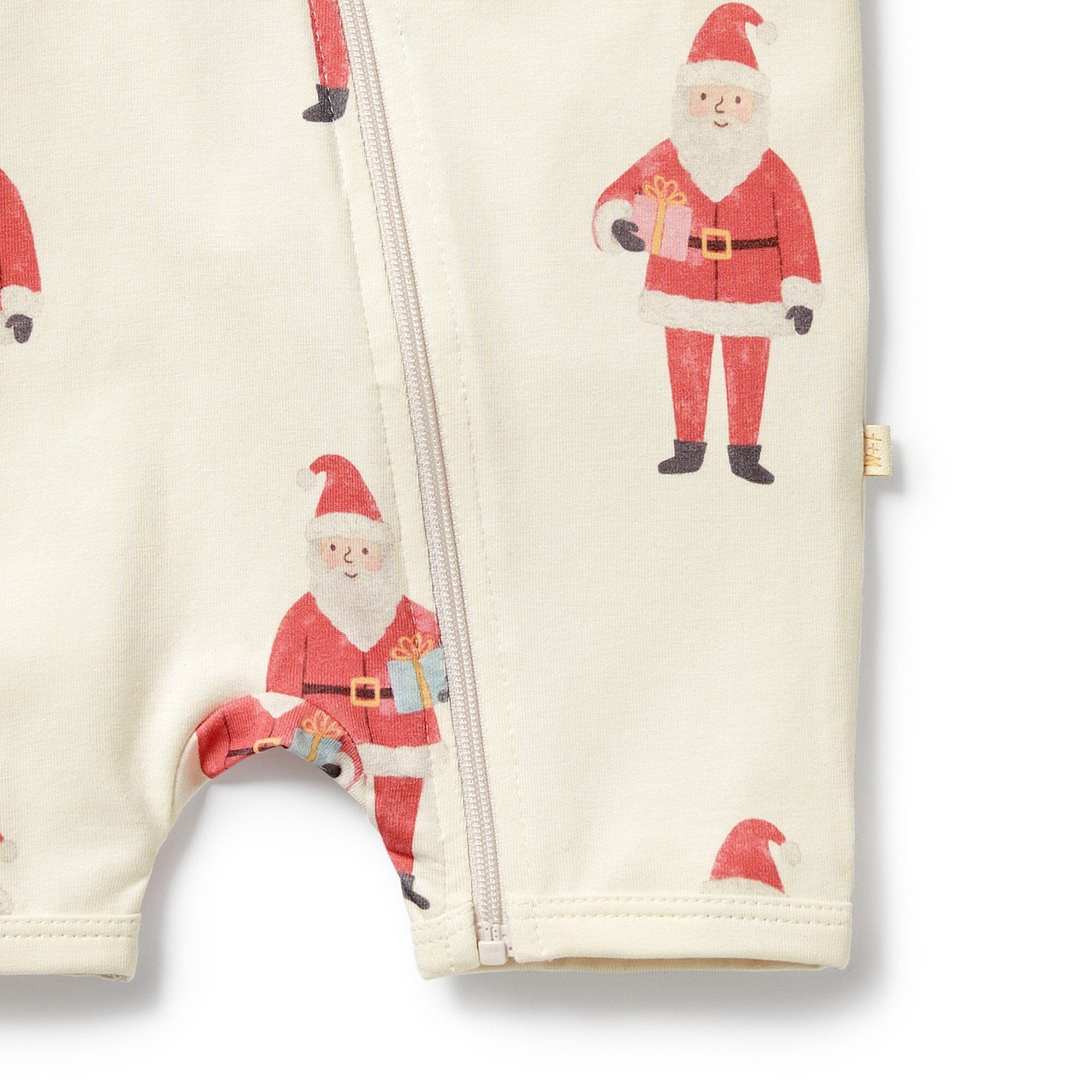 Wilson & Frenchy - Organic Boyleg Zipsuit - Ho Ho Ho Baby Wilson & Frenchy