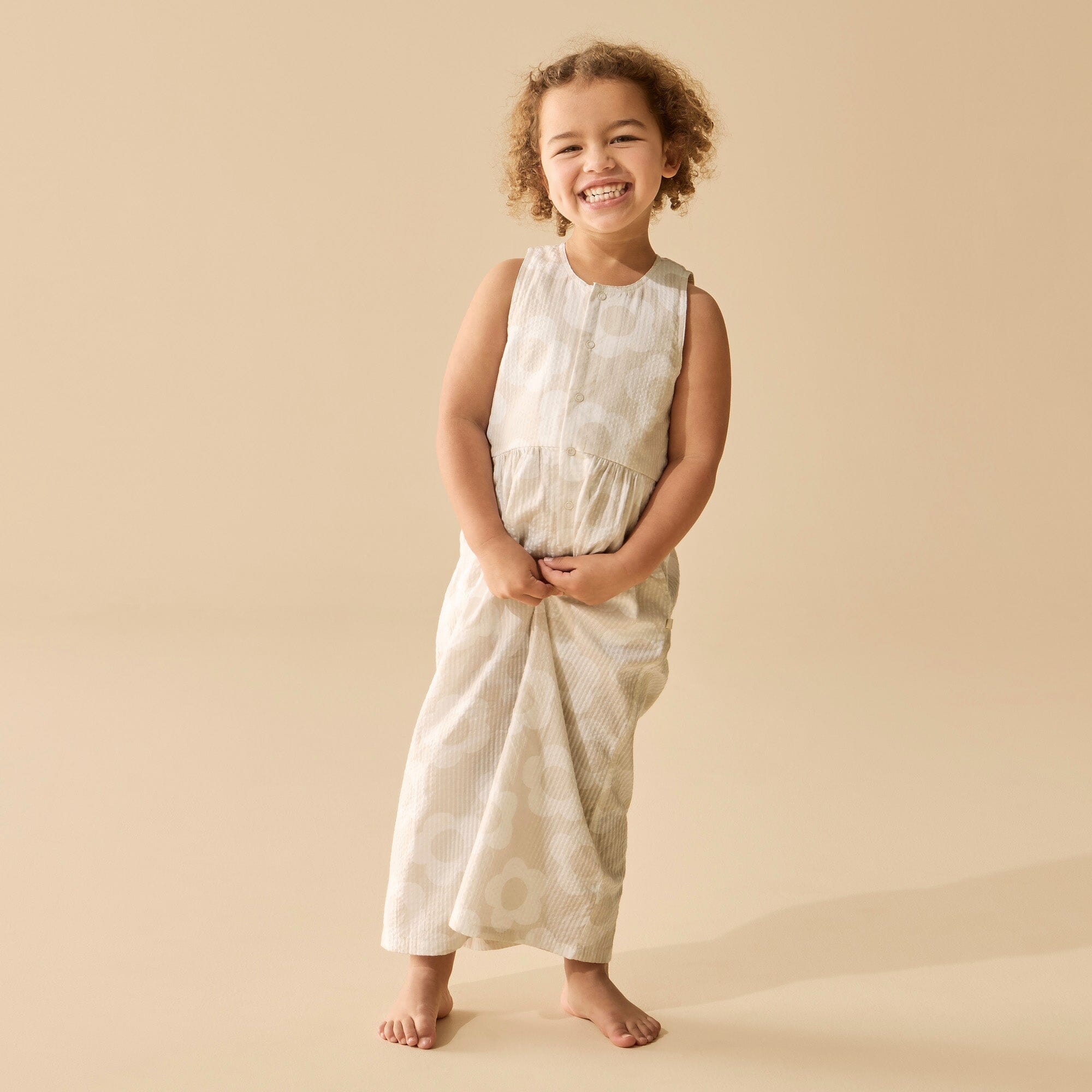 Wilson & Frenchy - Organic Jumpsuit - Daisy Bloom Girls Wilson & Frenchy
