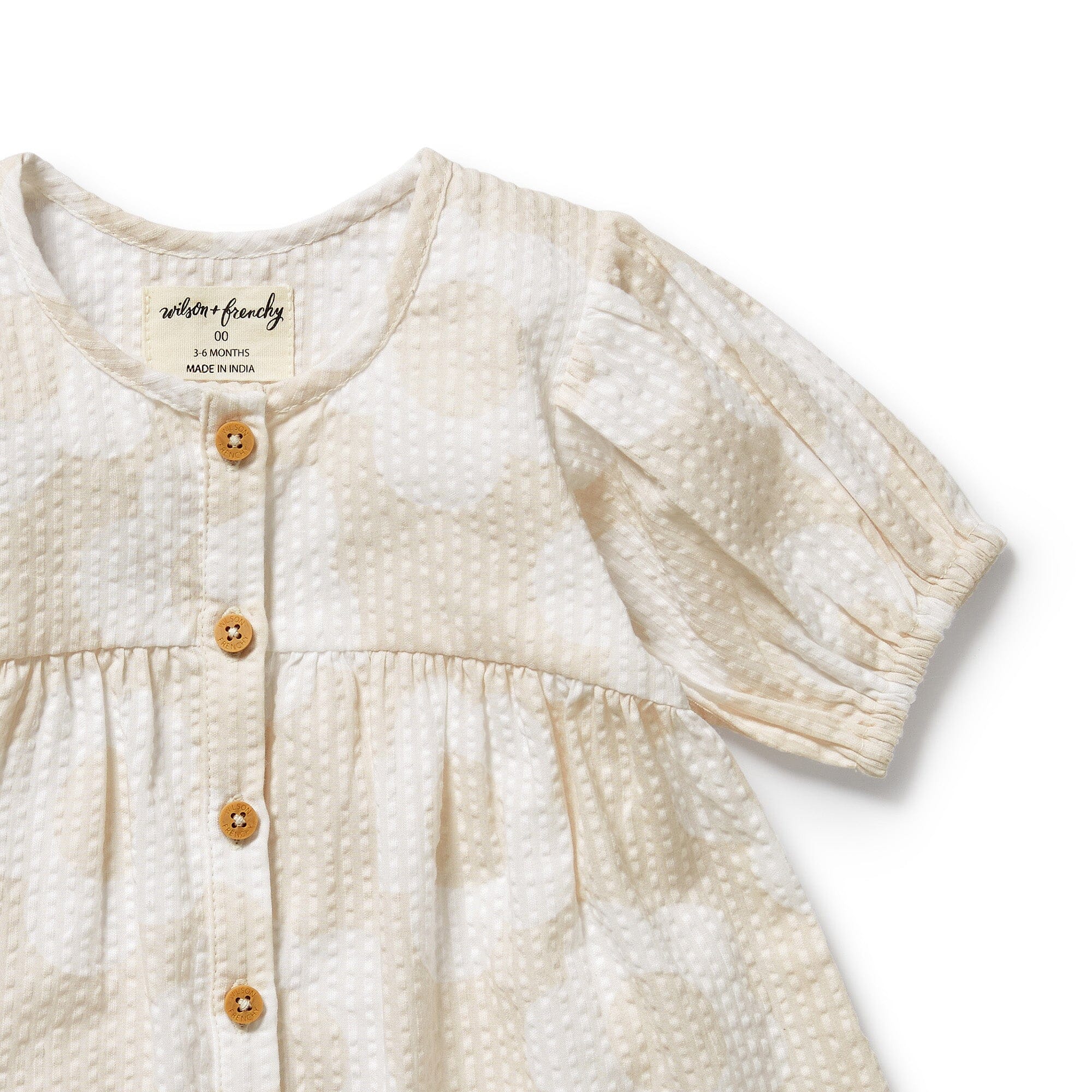 Wilson & Frenchy - Organic Button Dress - Daisy Bloom Baby Wilson & Frenchy