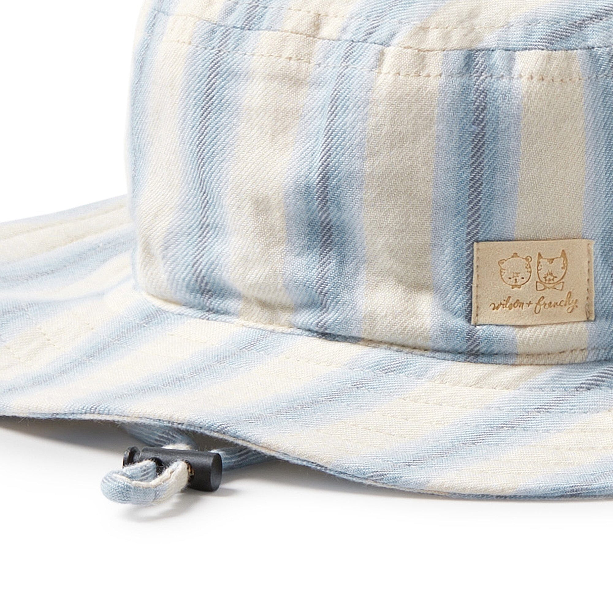 Wilson & Frenchy - Organic Sun Hat - Deep Blue Stripe Baby Wilson & Frenchy