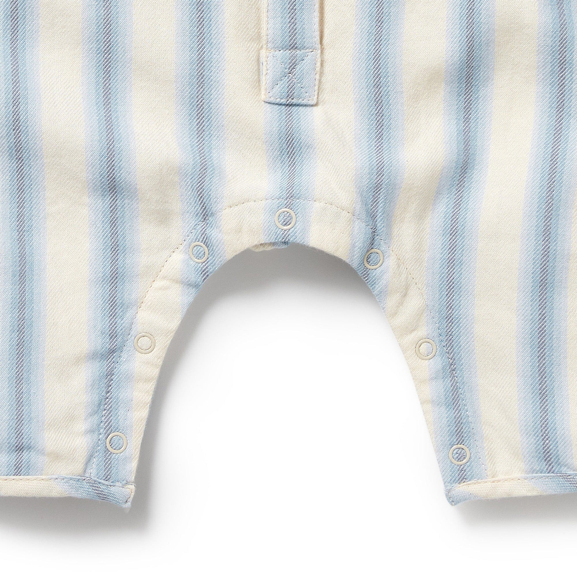 Wilson & Frenchy - Organic Growsuit - Deep Blue Stripe Baby Wilson & Frenchy