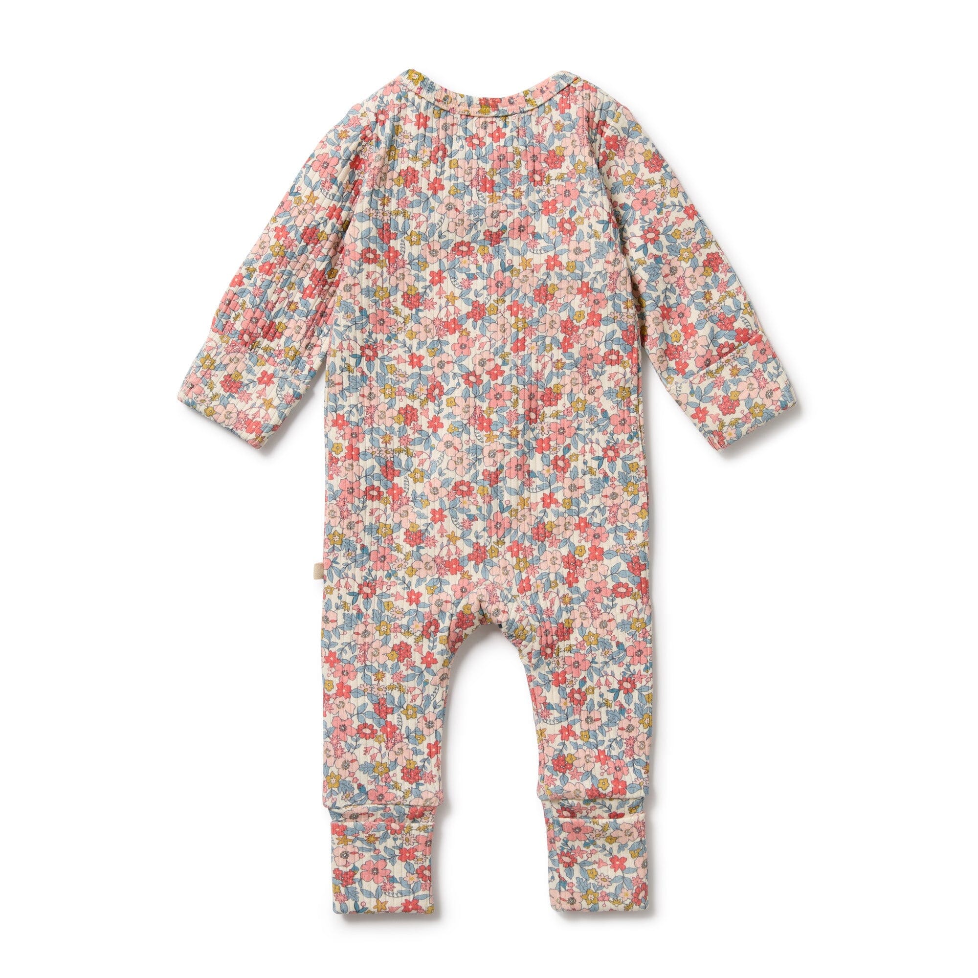 Wilson & Frenchy - Organic Zipsuit with Feet - Summer Bloom Baby Wilson & Frenchy