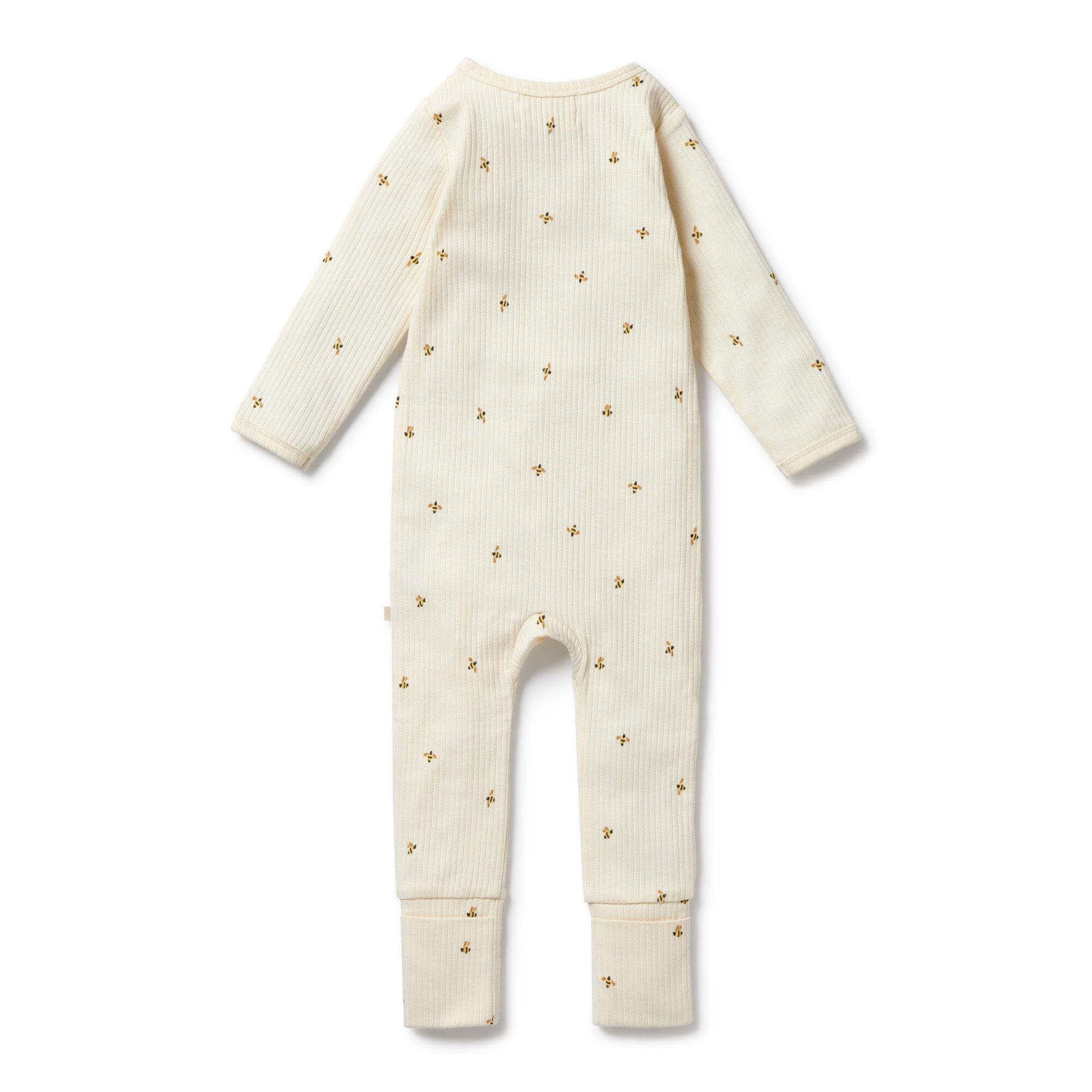 Wilson & Frenchy - Organic Zipsuit with Feet - Bee Mine Baby Wilson & Frenchy