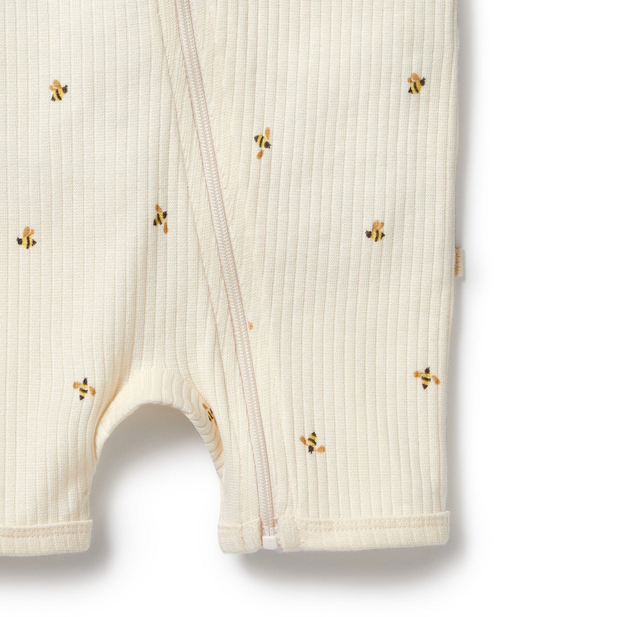 Wilson & Frenchy - Organic Boyleg Zipsuit - Bee Mine Baby Wilson & Frenchy
