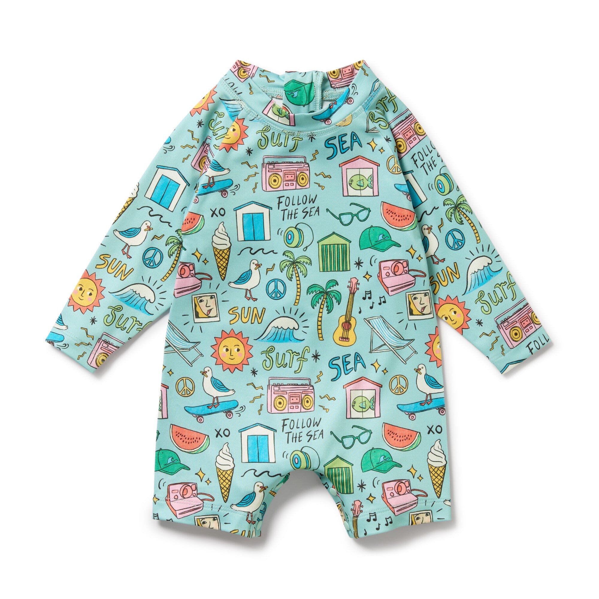 Wilson & Frenchy - One Piece Boyleg Swimsuit - Surf & Sea Baby Wilson & Frenchy