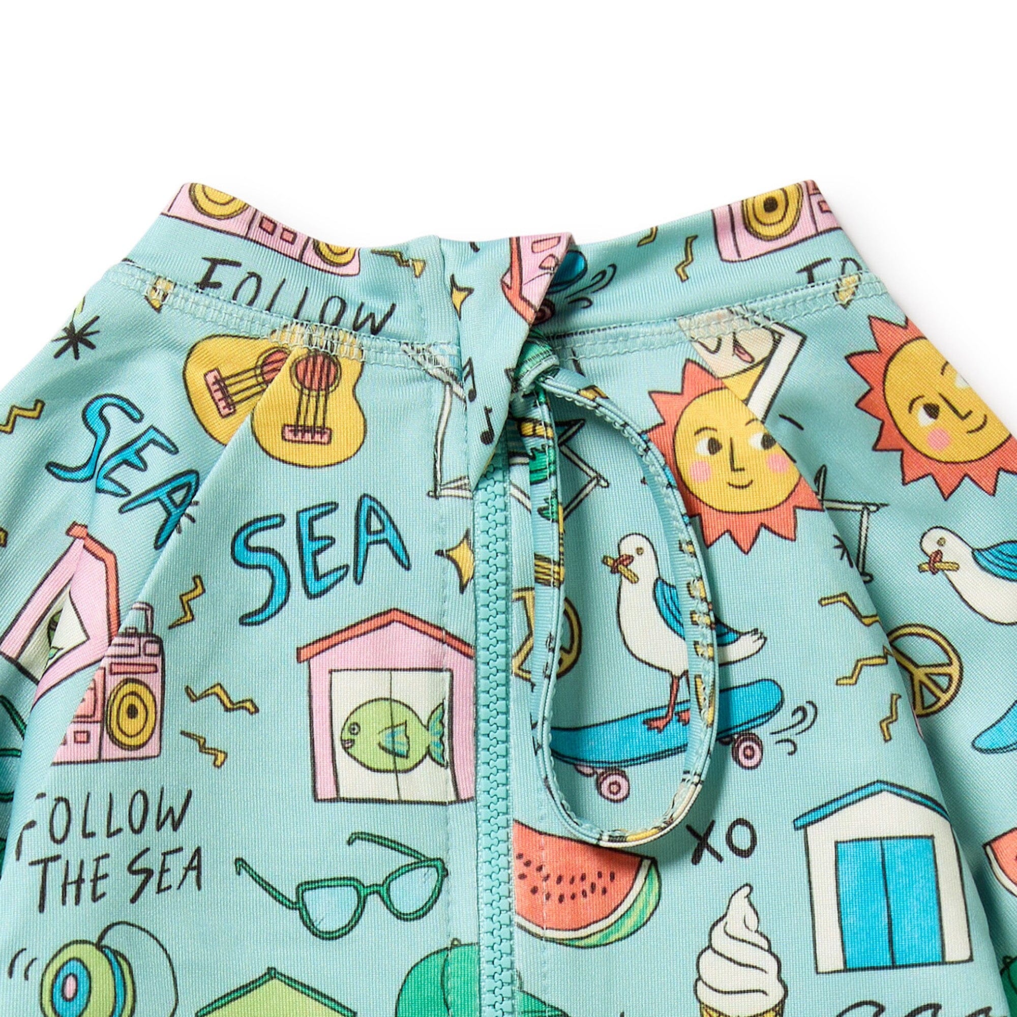 Wilson & Frenchy - One Piece Boyleg Swimsuit - Surf & Sea Baby Wilson & Frenchy
