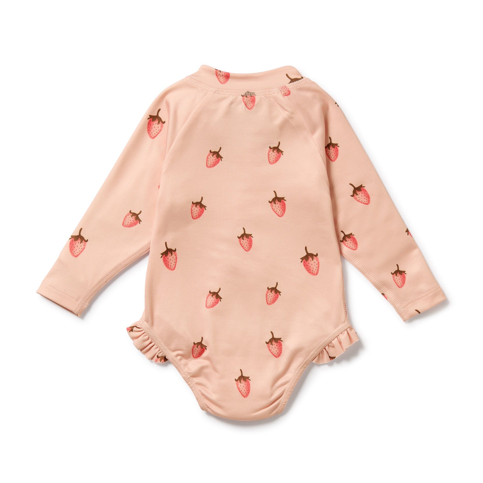Wilson & Frenchy - Long Sleeved Swimsuit - Strawberry Kisses Girls Wilson & Frenchy