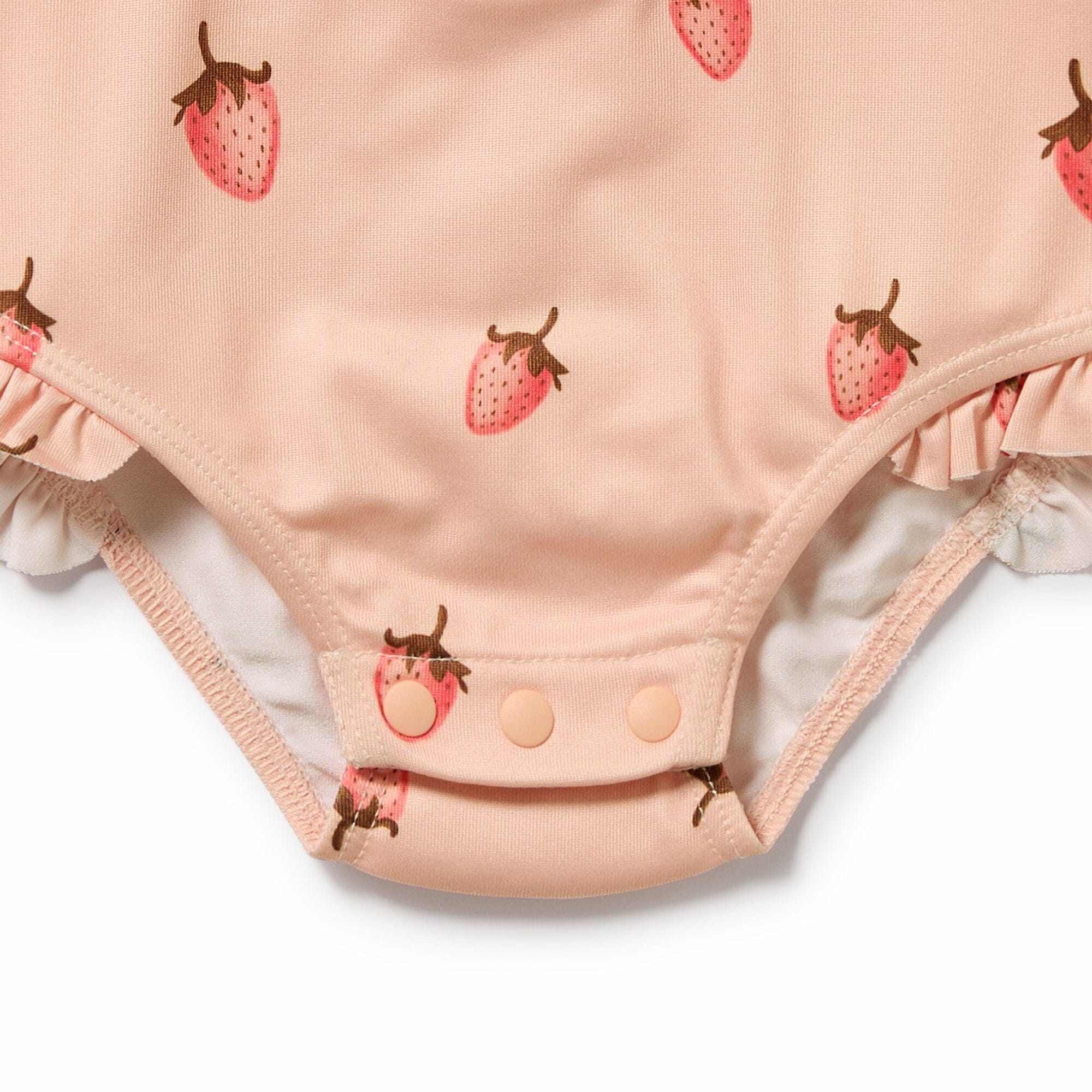 Wilson & Frenchy - Long Sleeved Swimsuit - Strawberry Kisses Girls Wilson & Frenchy