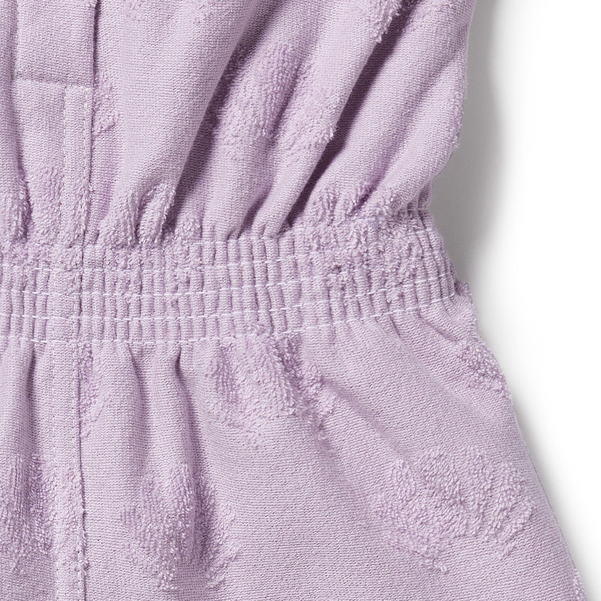 Wilson & Frenchy - Organic Terry Playsuit - Lavender Shells Girls Wilson & Frenchy