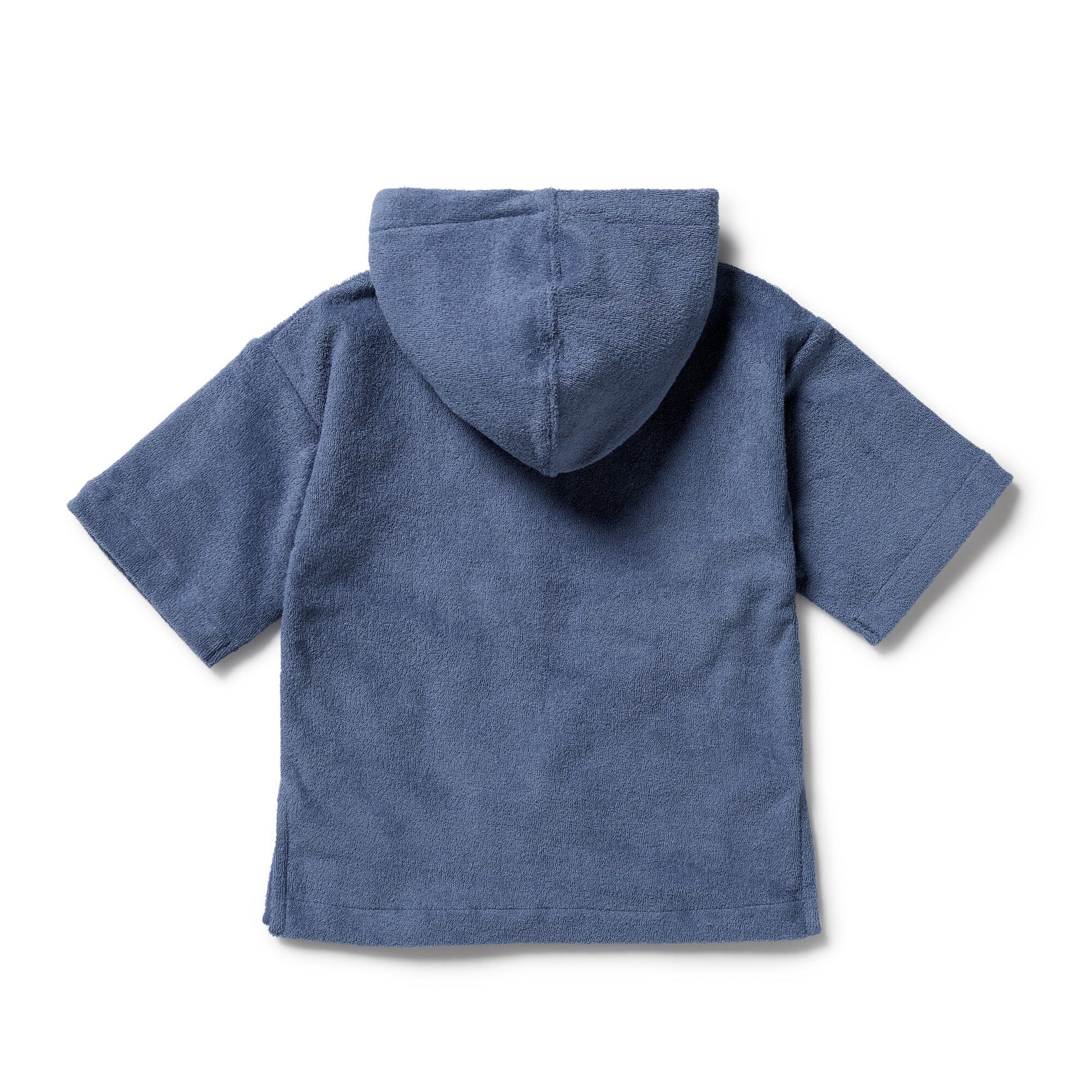 Wilson & Frenchy - Organic Terry Hooded Towel - Deep Blue Girls Wilson & Frenchy