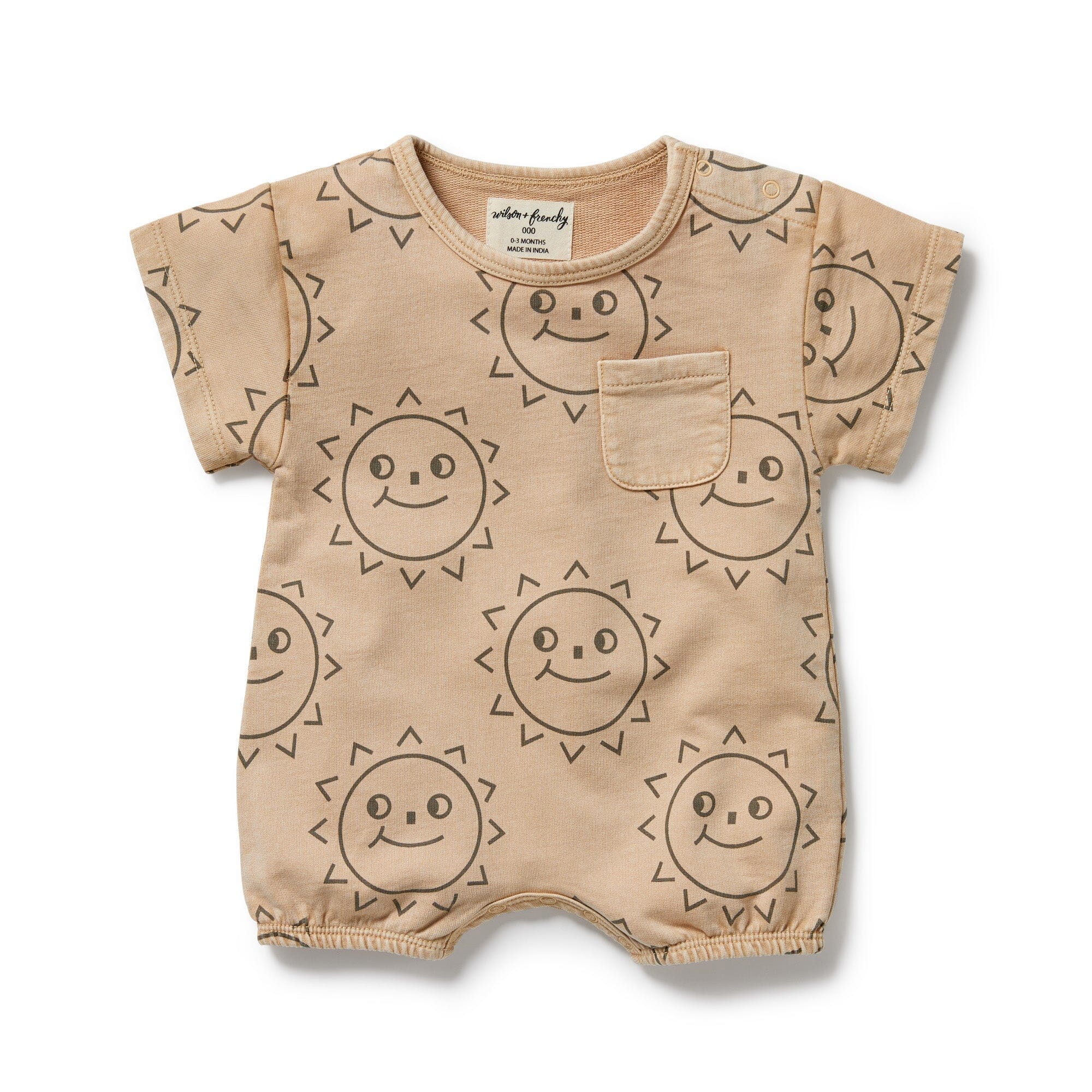 Wilson & Frenchy - Organic Sweat Growsuit - Happy Days Baby Wilson & Frenchy