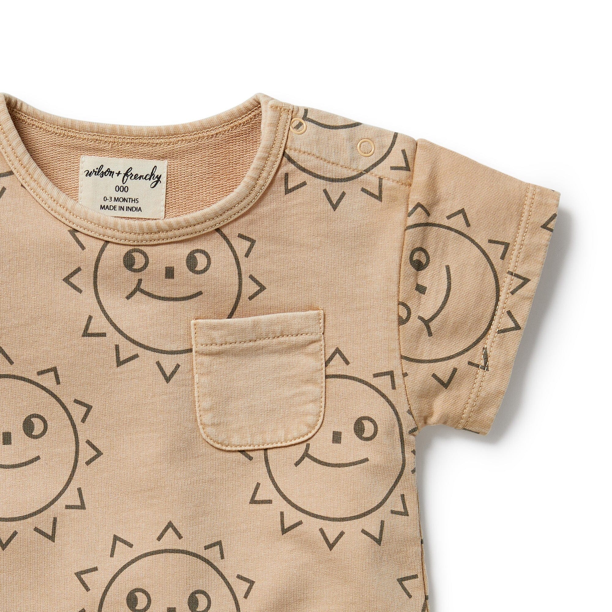 Wilson & Frenchy - Organic Sweat Growsuit - Happy Days Baby Wilson & Frenchy