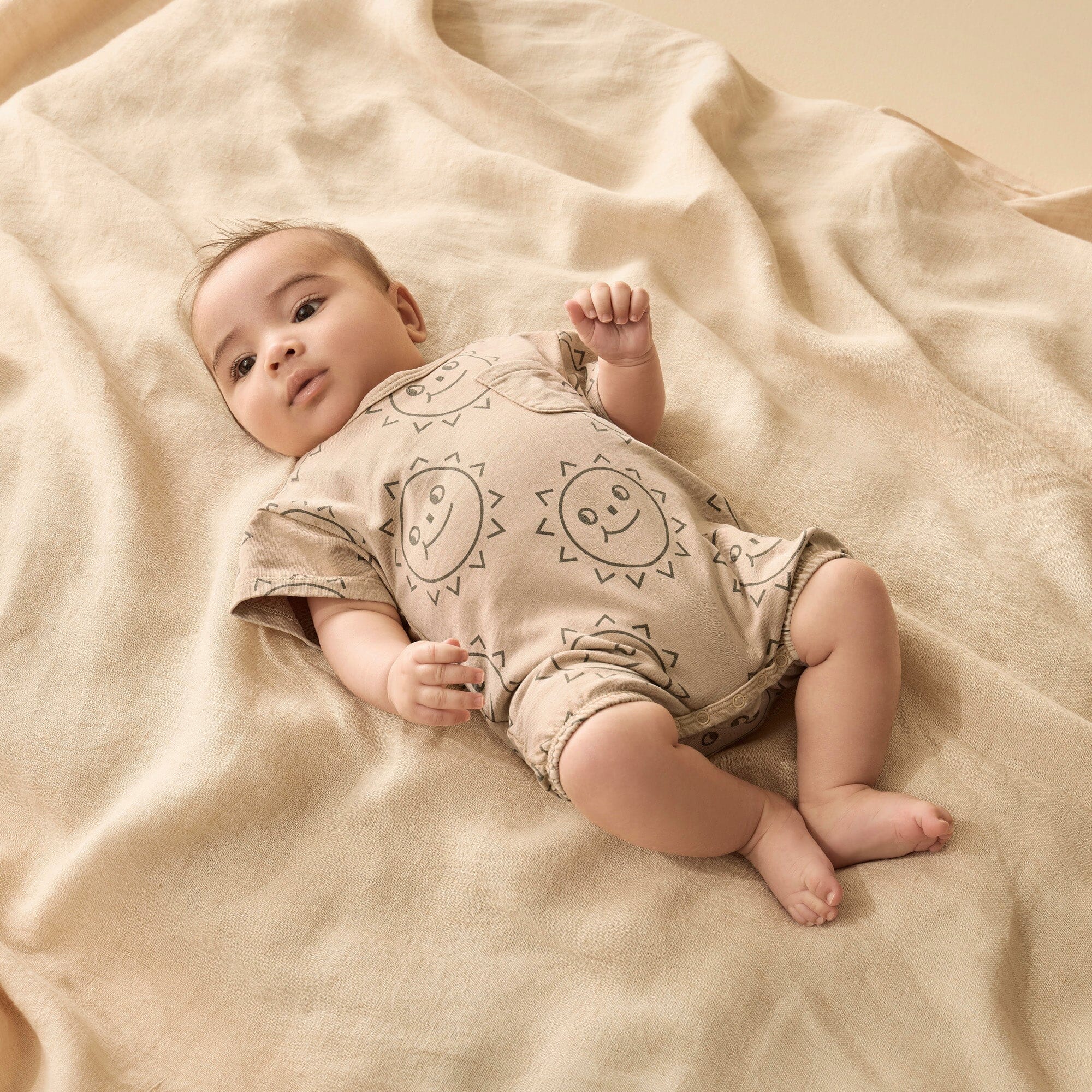 Wilson & Frenchy - Organic Sweat Growsuit - Happy Days Baby Wilson & Frenchy