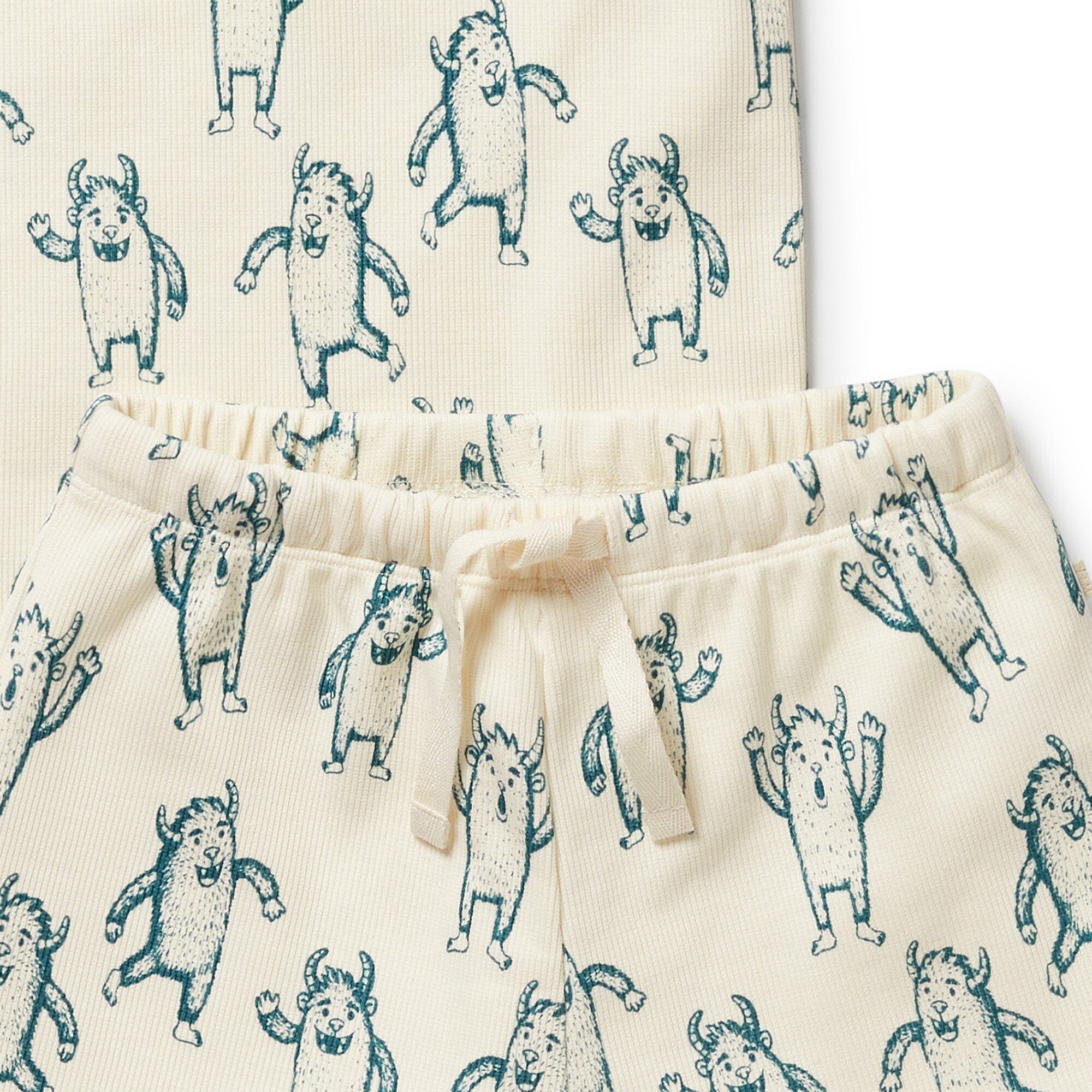 Wilson & Frenchy - Organic Short Sleeved Pyjamas - Yeti Girls Wilson & Frenchy