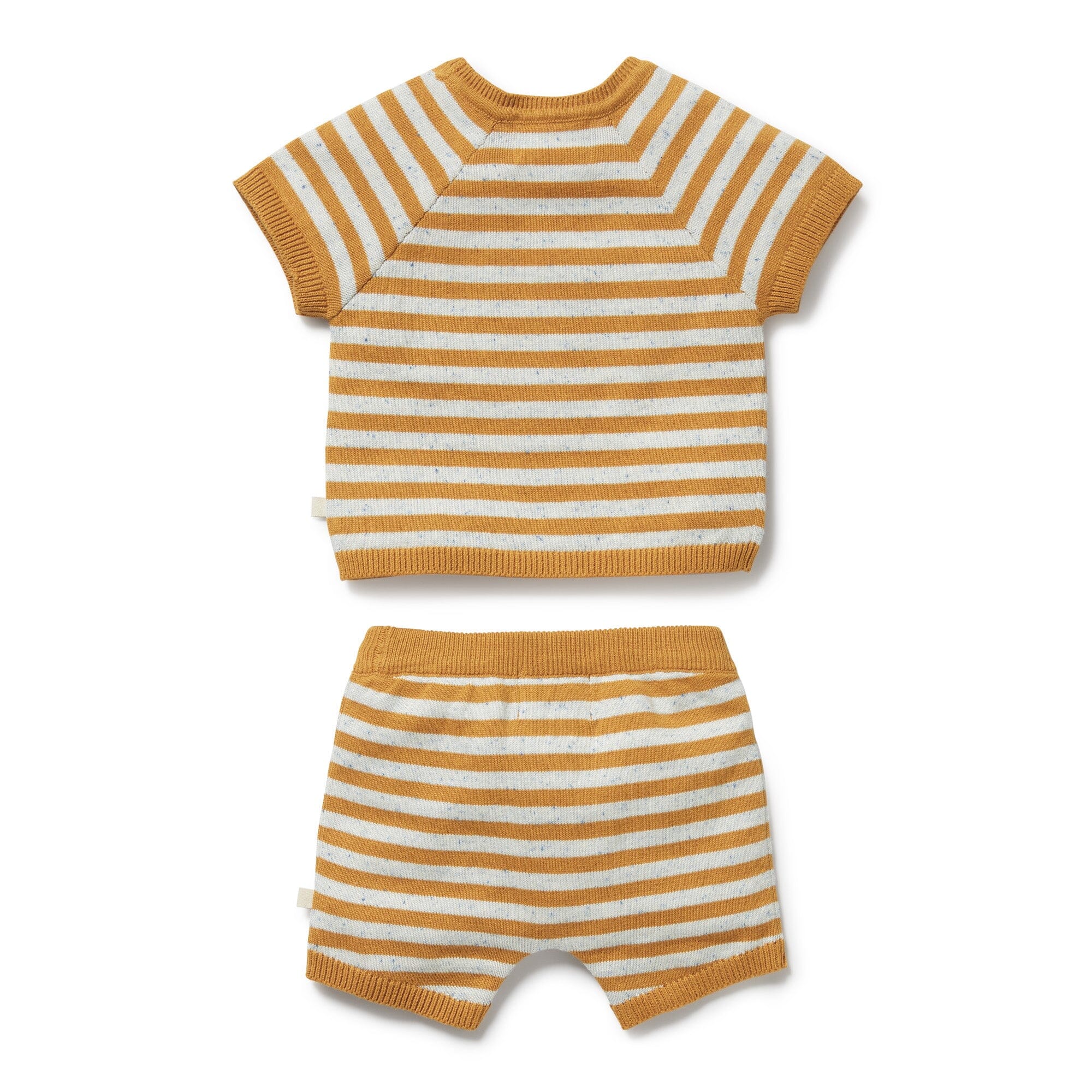Wilson & Frenchy - Organic Knitted Set - Golden Wave Stripe Baby Wilson & Frenchy