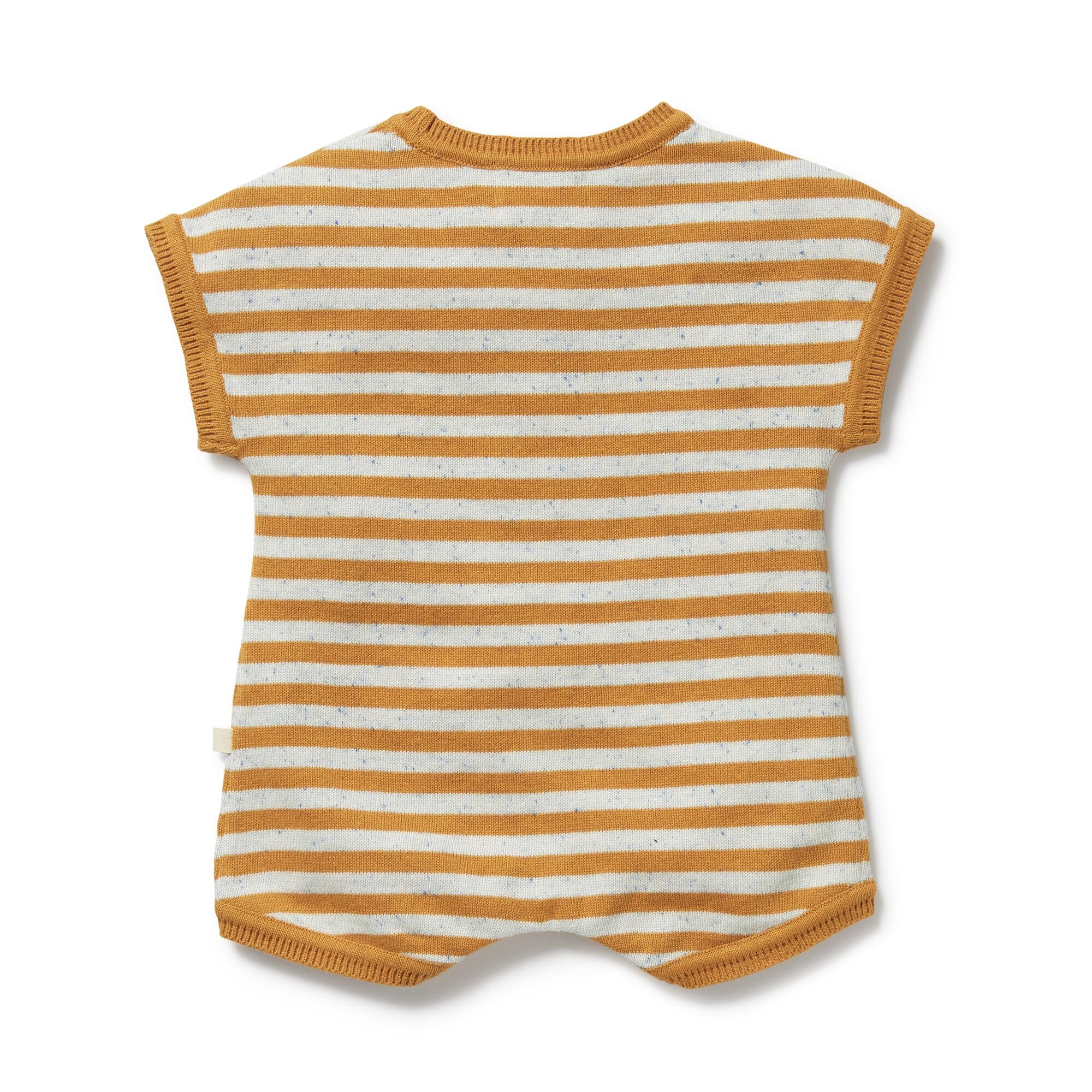 Wilson & Frenchy - Organic Knitted Growsuit - Golden Wave Stripe Baby Wilson & Frenchy