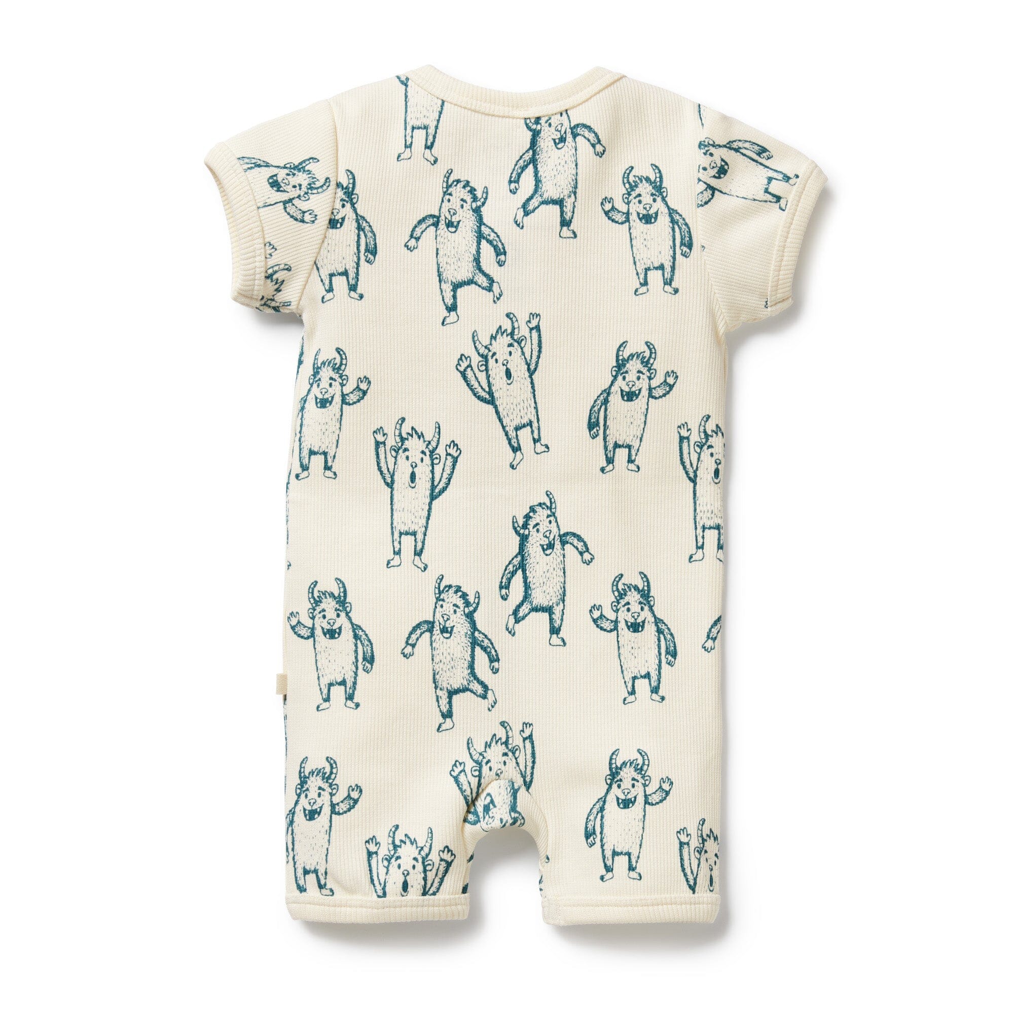 Wilson & Frenchy - Organic Boyleg Zipsuit - Yeti Baby Wilson & Frenchy