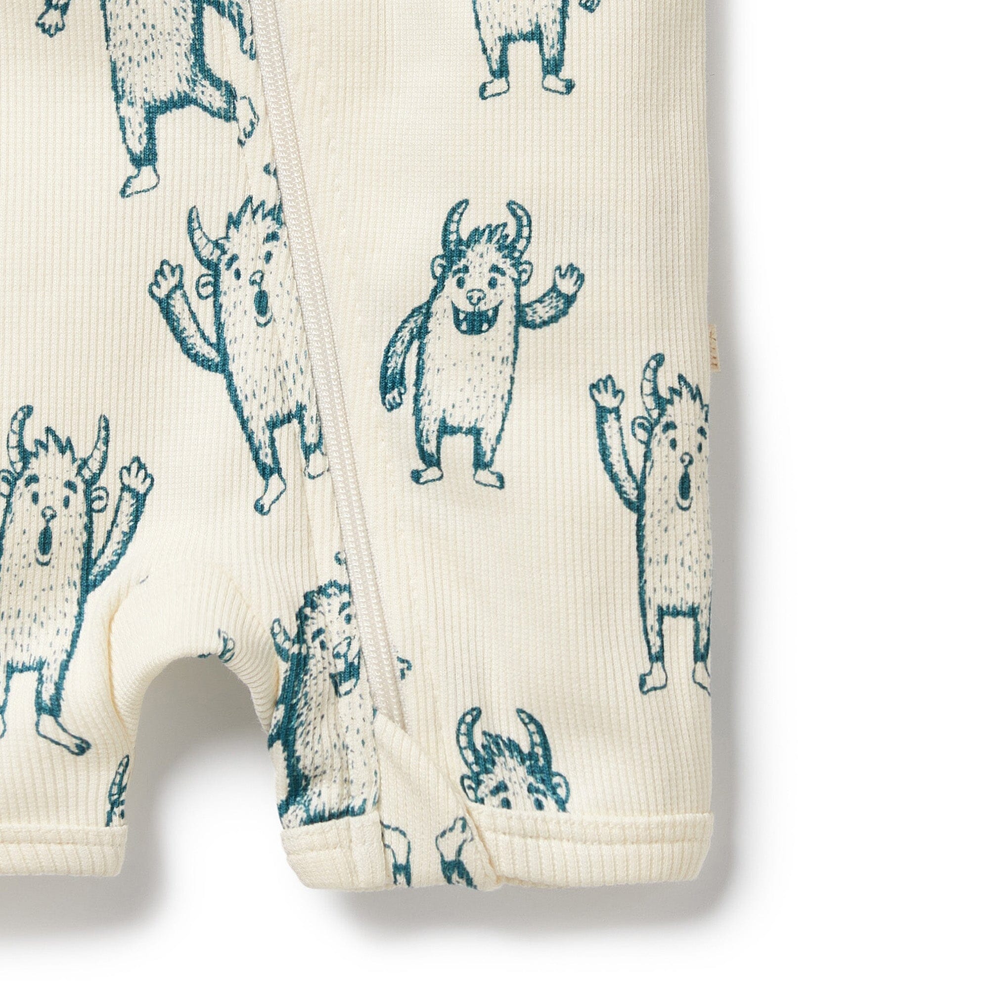 Wilson & Frenchy - Organic Boyleg Zipsuit - Yeti Baby Wilson & Frenchy