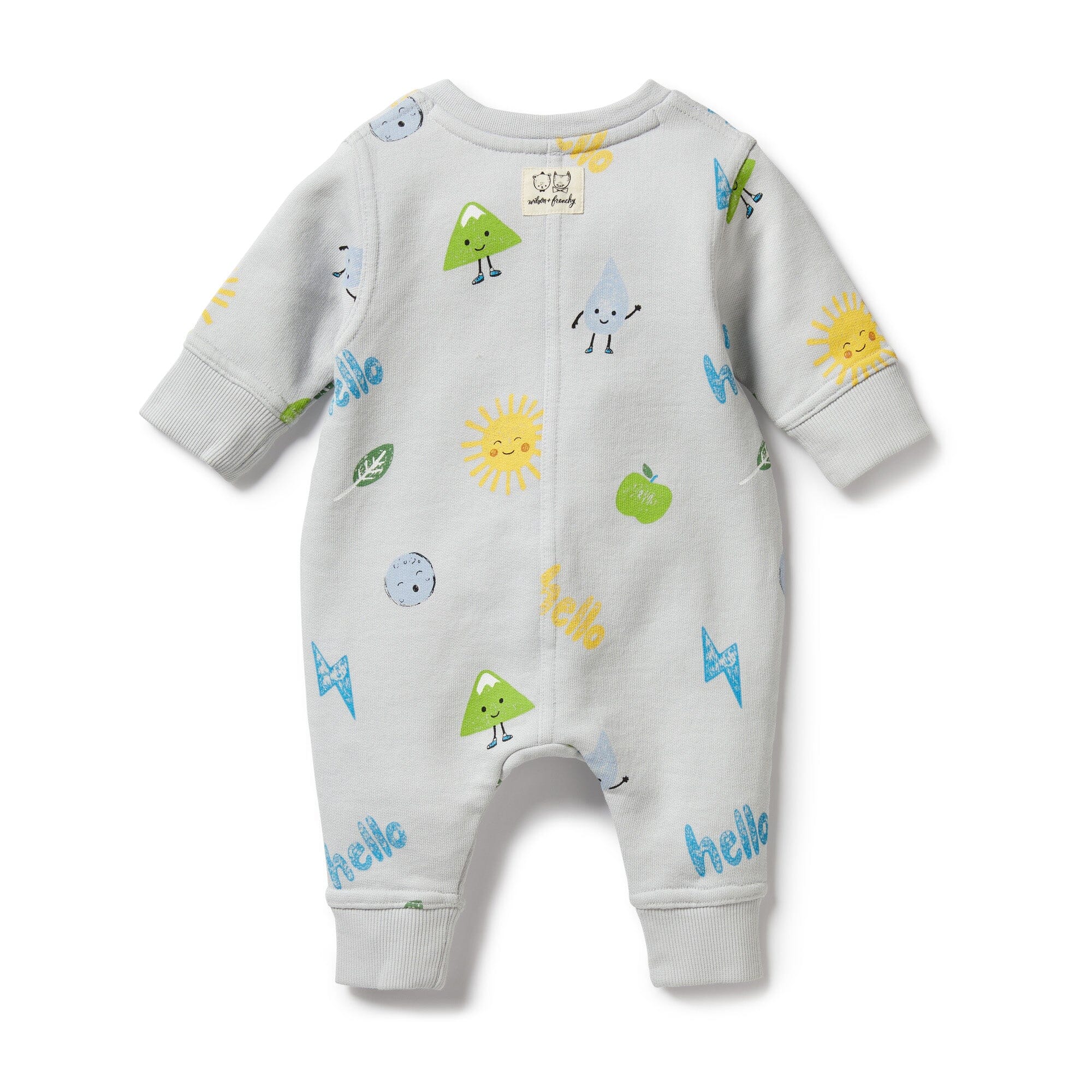 Wilson & Frenchy - Organic Terry Growsuit - Bluebell Baby Wilson & Frenchy