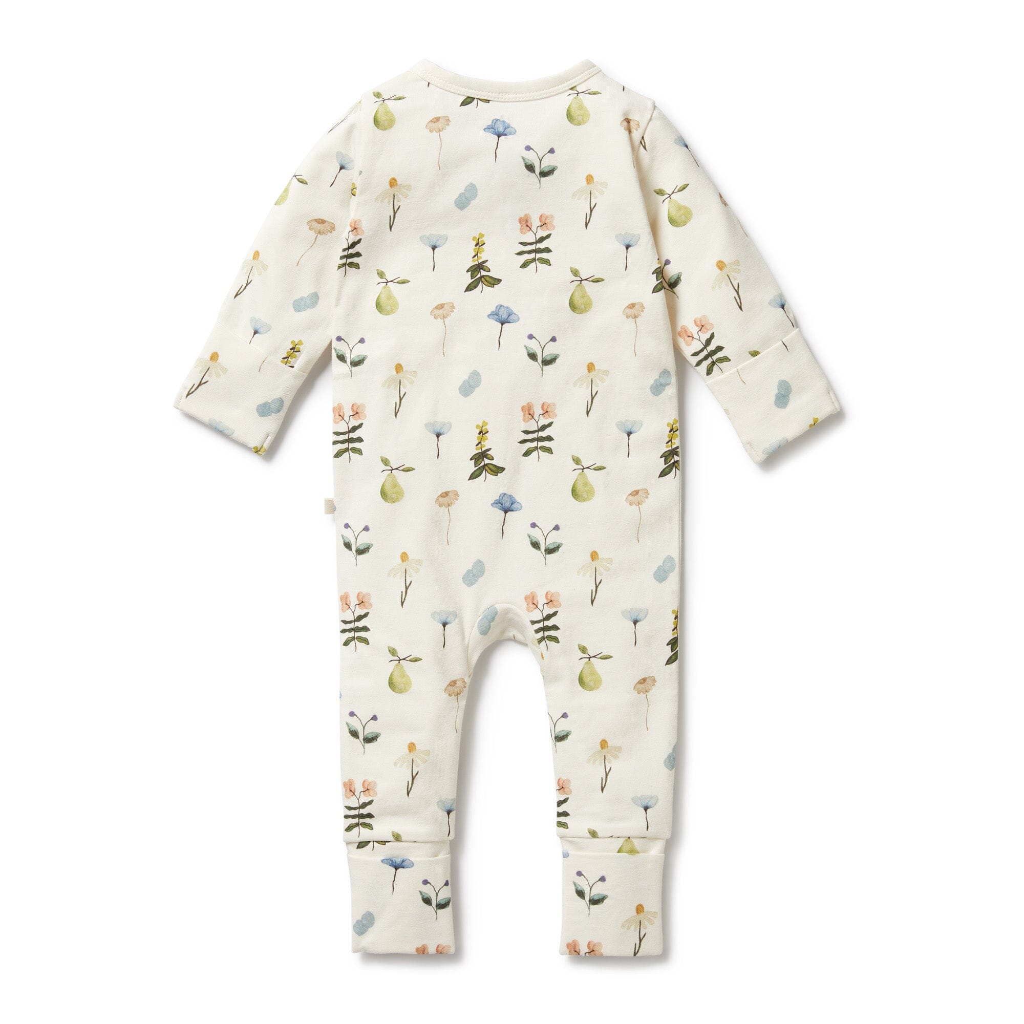 Wilson & Frenchy - Organic Zipsuit with Feet - Petit Garden Baby Wilson & Frenchy