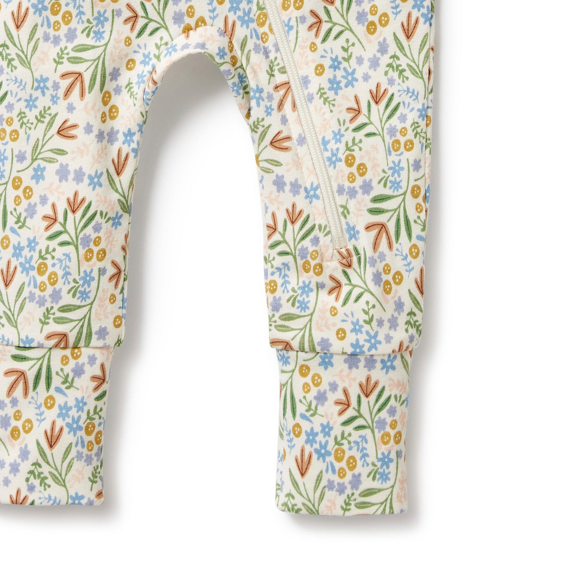 Wilson & Frenchy - Organic Zipsuit with Feet - Tinker Floral Baby Wilson & Frenchy
