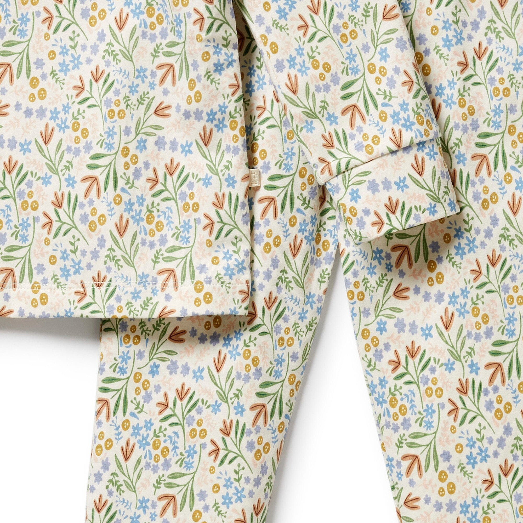 Wilson & Frenchy - Organic Long Sleeved Pyjamas - Tinker Floral Girls Wilson & Frenchy