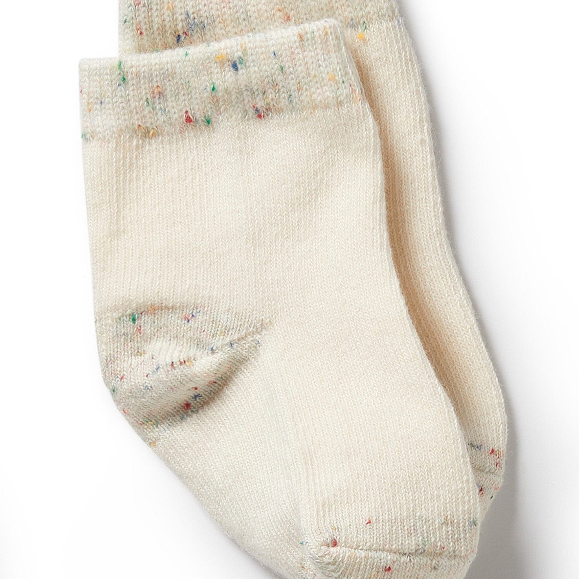 Wilson & Frenchy - Organic 3 Pack Baby Socks - Cream, Oatmeal, Grey Cloud Baby Wilson & Frenchy