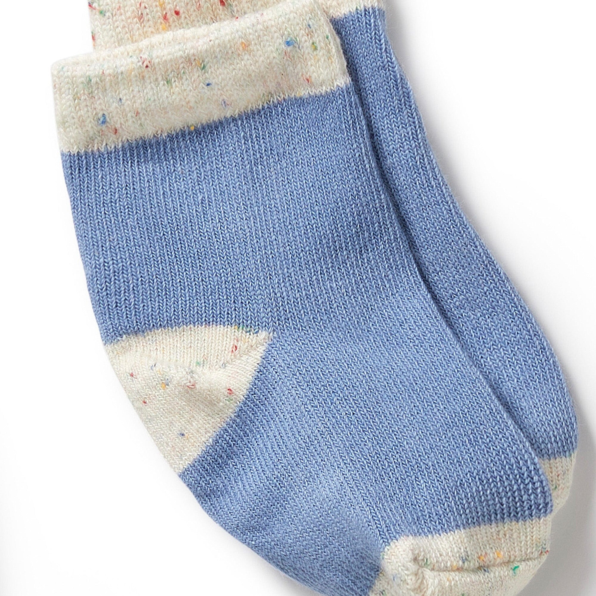 Wilson & Frenchy - Organic 3 Pack Baby Socks - Endive, Bluebell, Blue Baby Wilson & Frenchy