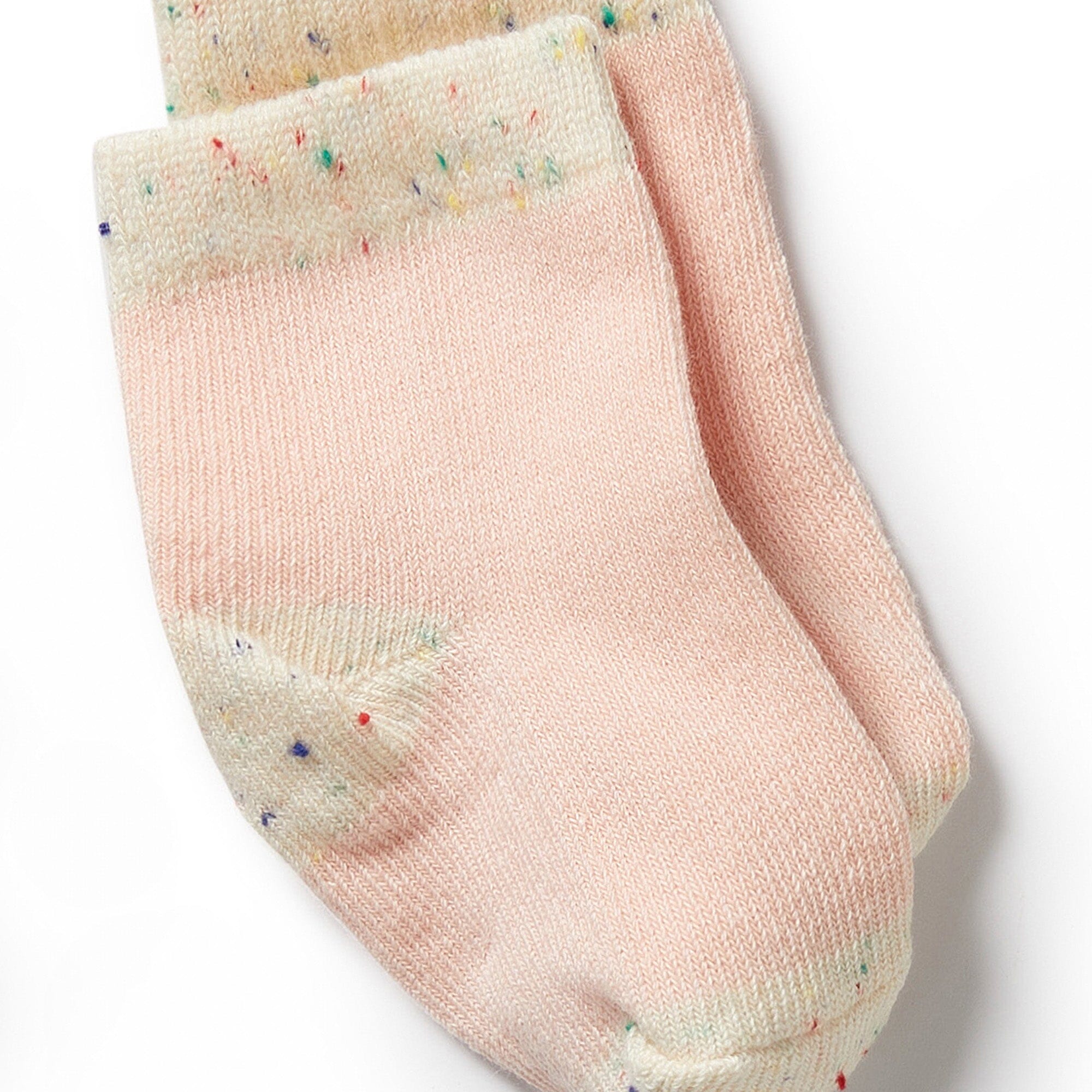 Wilson & Frenchy - Organic 3 Pack Baby Socks - Dijon, Pink, Fleck Baby Wilson & Frenchy