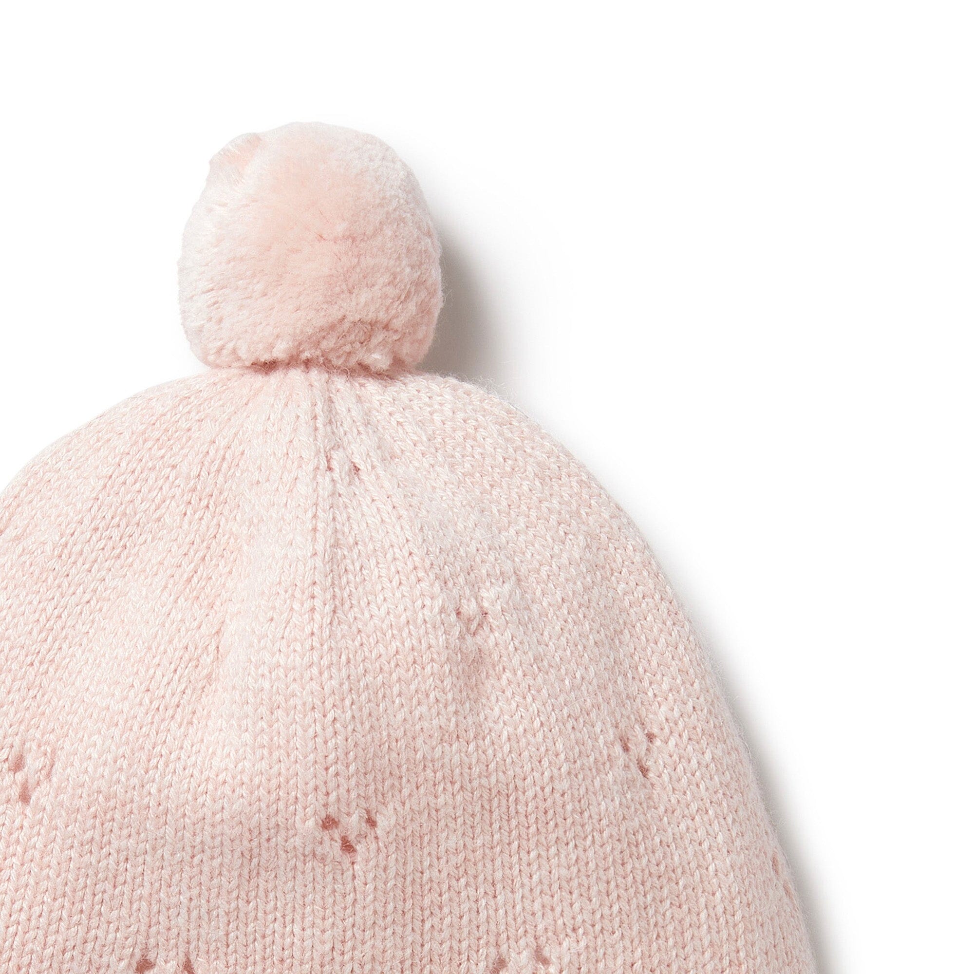 Wilson & Frenchy - Knitted Bauble Hat - Pink Baby Wilson & Frenchy