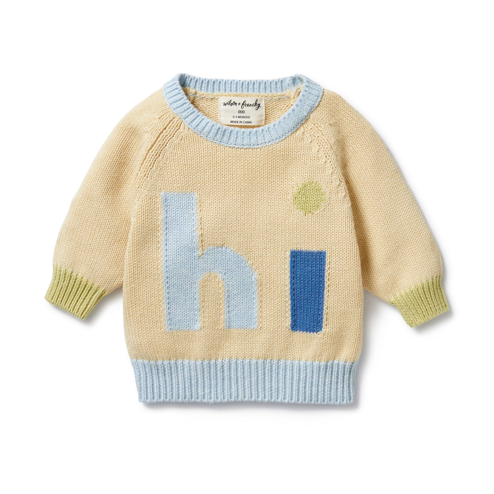 Wilson & Frenchy - Knitted Jacquard Jumper - Dew Baby Wilson & Frenchy