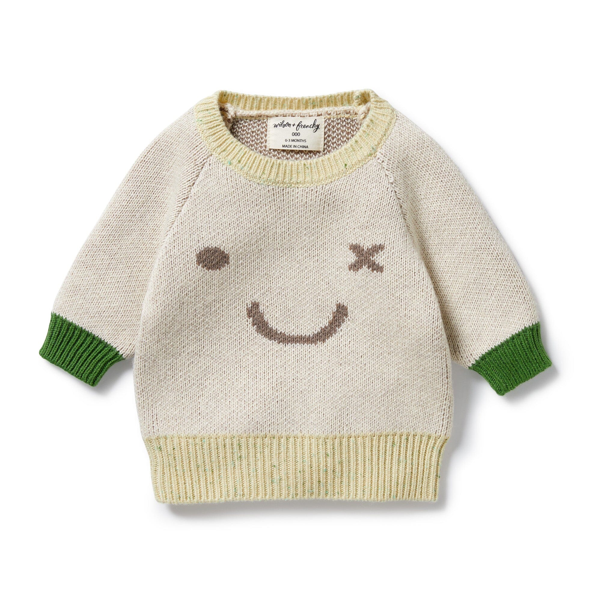 Wilson & Frenchy - Knitted Jacquard Jumper - Almond Baby Wilson & Frenchy