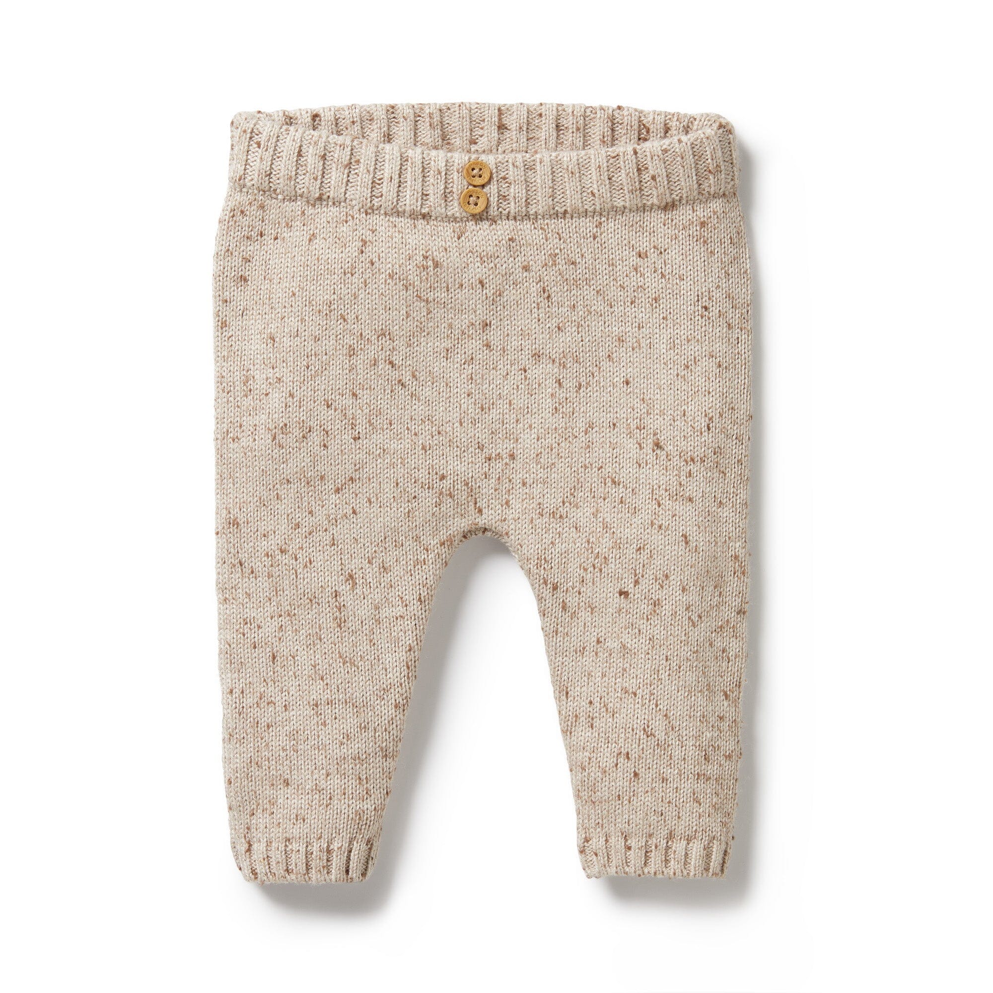 Wilson & Frenchy - Knitted Legging - Almond Fleck Baby Wilson & Frenchy