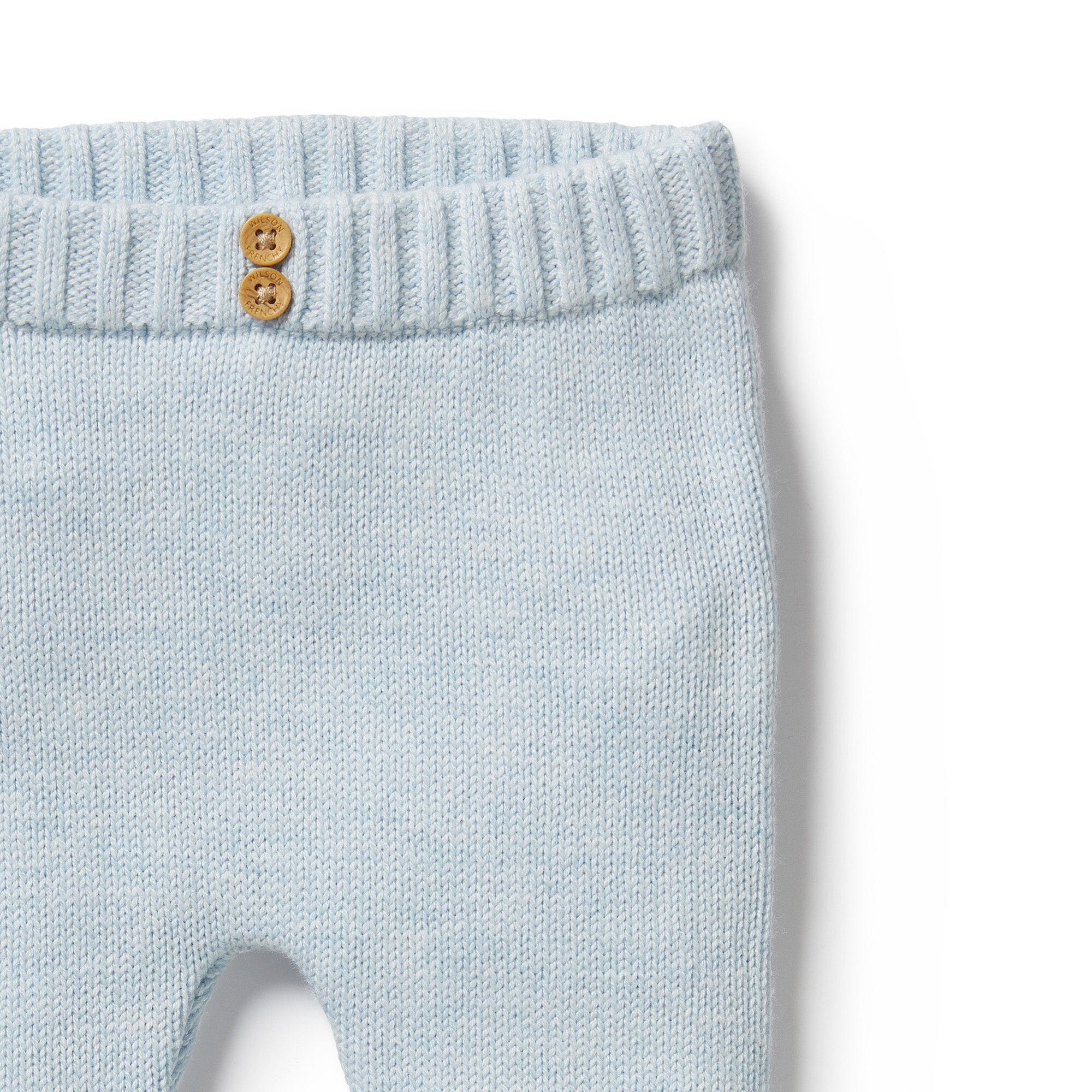 Wilson & Frenchy - Knitted Legging - Bluebell Fleck Baby Wilson & Frenchy