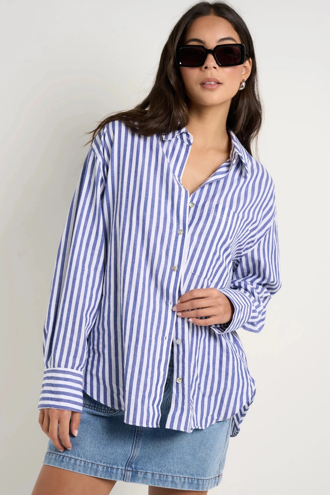 Stories Be Told | You Got This Shirt - Blue Stripe Womens Stories Be Told