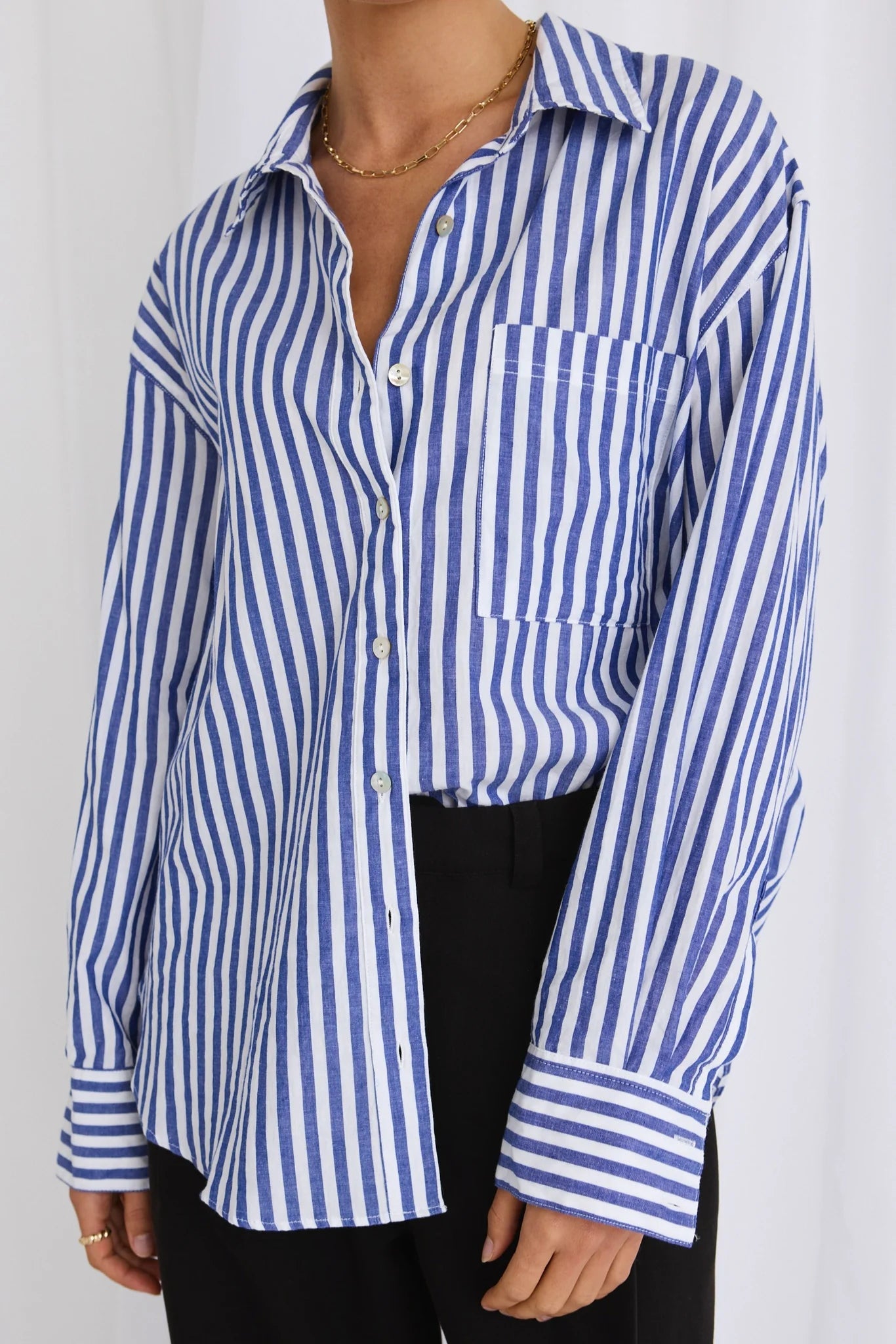 Stories Be Told | You Got This Shirt - Blue Stripe Womens Stories Be Told