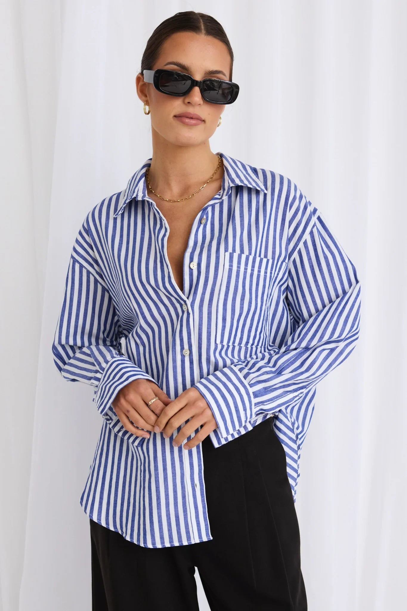 Stories Be Told | You Got This Shirt - Blue Stripe Womens Stories Be Told