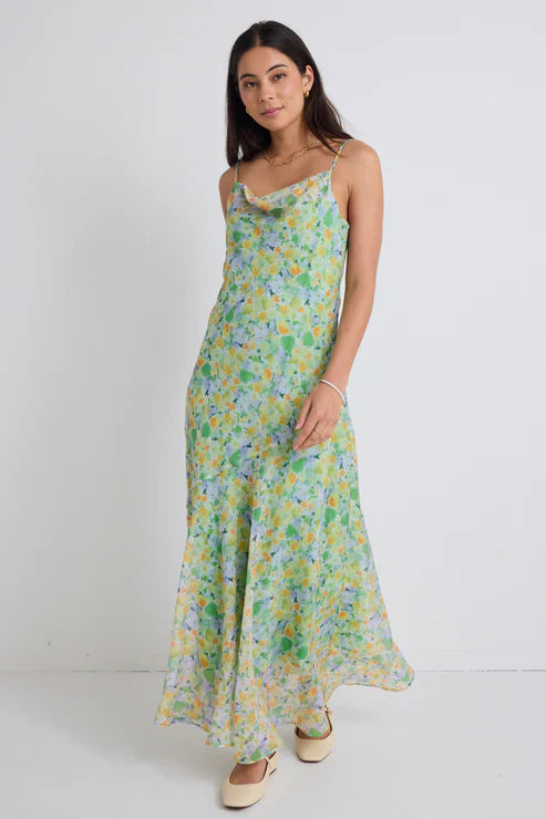 Stories Be Told - Reign Spring Strappy Maxi Dress - Spring Floral Womens Stories Be Told