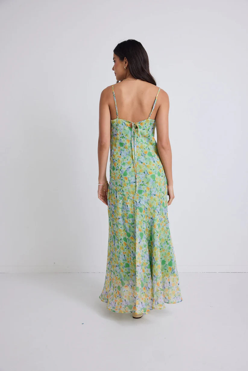 Stories Be Told - Reign Spring Strappy Maxi Dress - Spring Floral Womens Stories Be Told