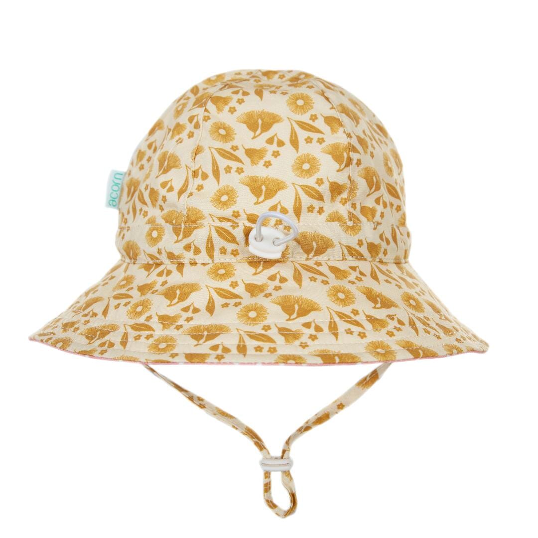 Acorn - Floppy Sun Hat - Fields of Gold / Gold-Cream Girls Acorn