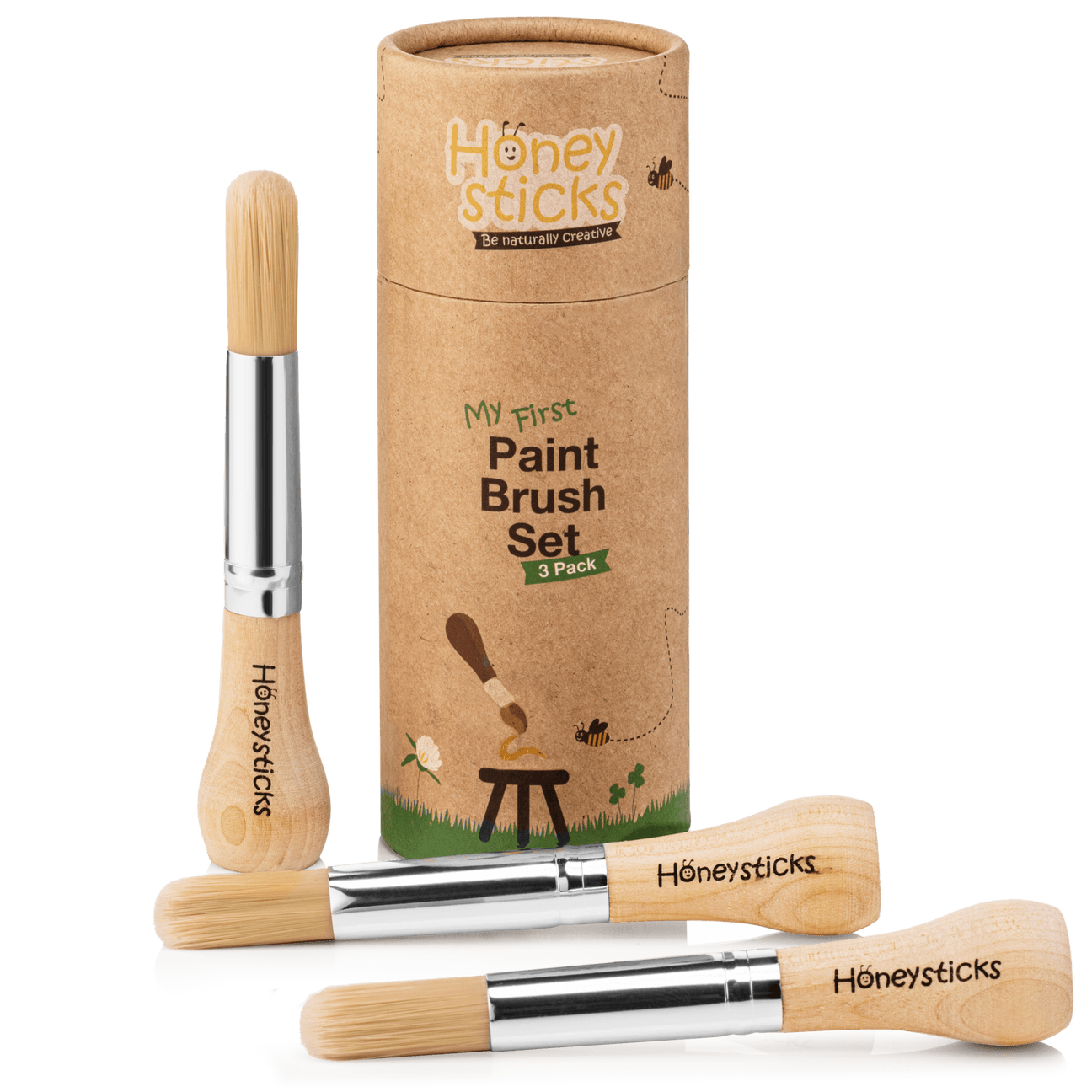 Honeysticks - My First Paint Brush Set - 3 Pack Toys Honeysticks