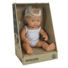 Miniland - Anatomically Correct Baby Doll - Caucasian Boy 38cm Toys Miniland Educational