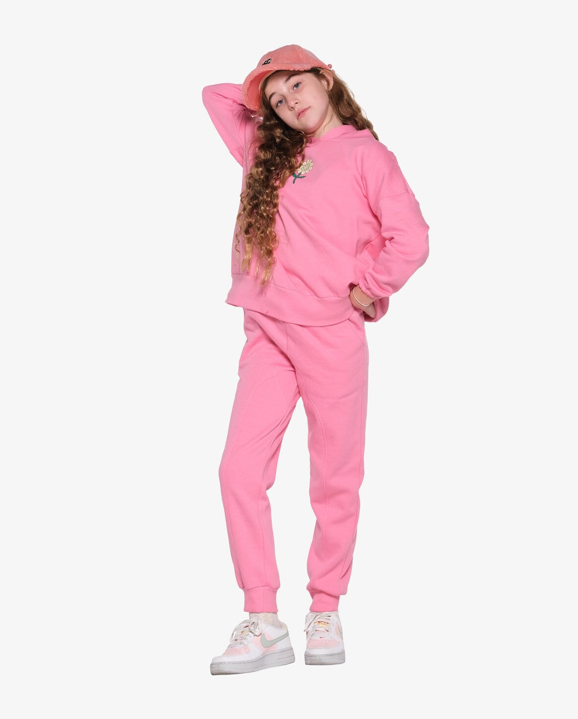 The Girl Club - Candy Pink Fleece Joggers - Candy Pink Girls The Girl Club