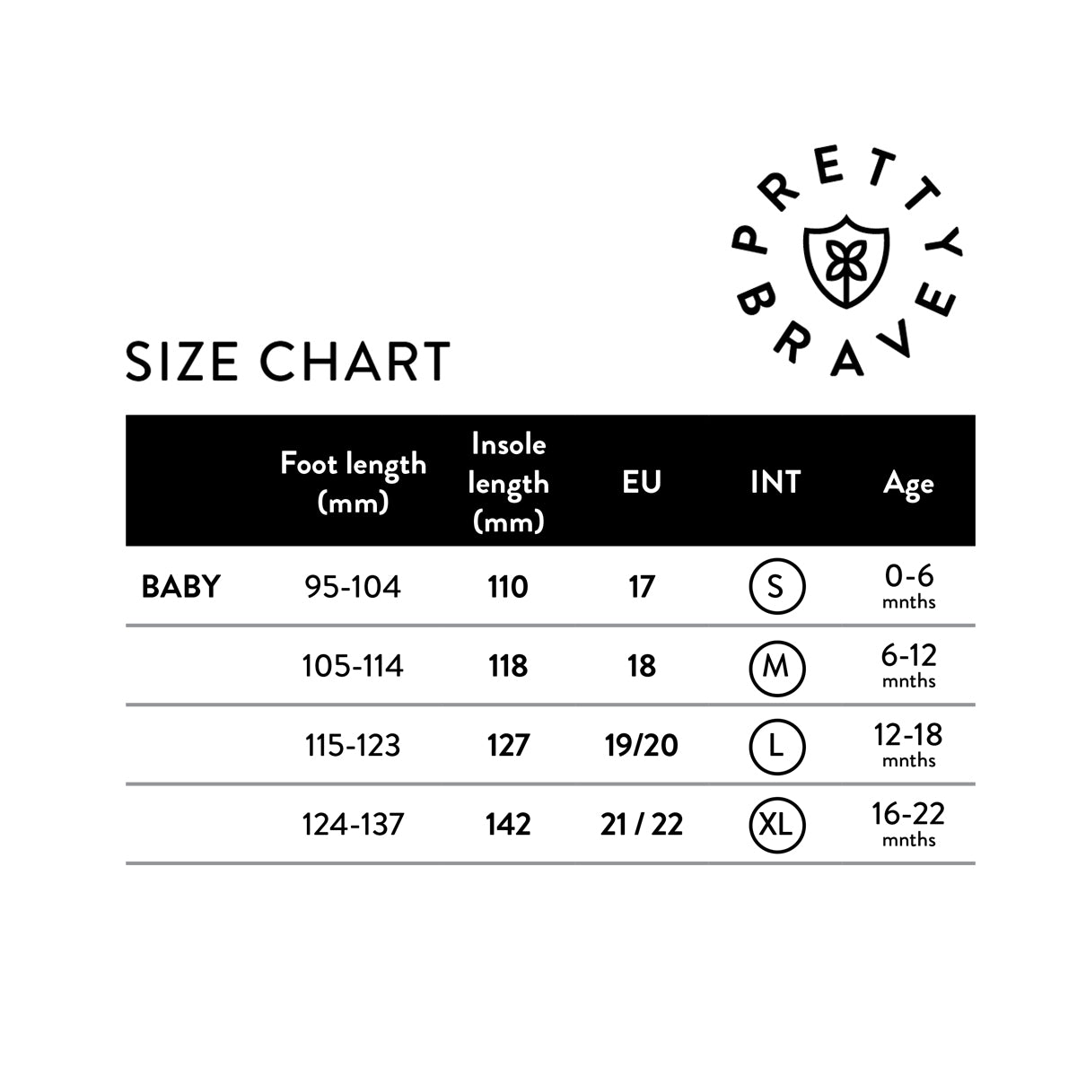 Pretty Brave - BABY / CRISS-CROSS - Gold Baby Pretty Brave