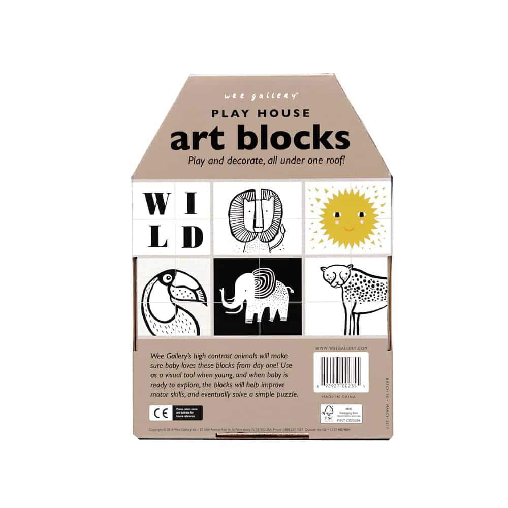 Wee Gallery - Play House Art Blocks - Wild Gifts Wee Gallery